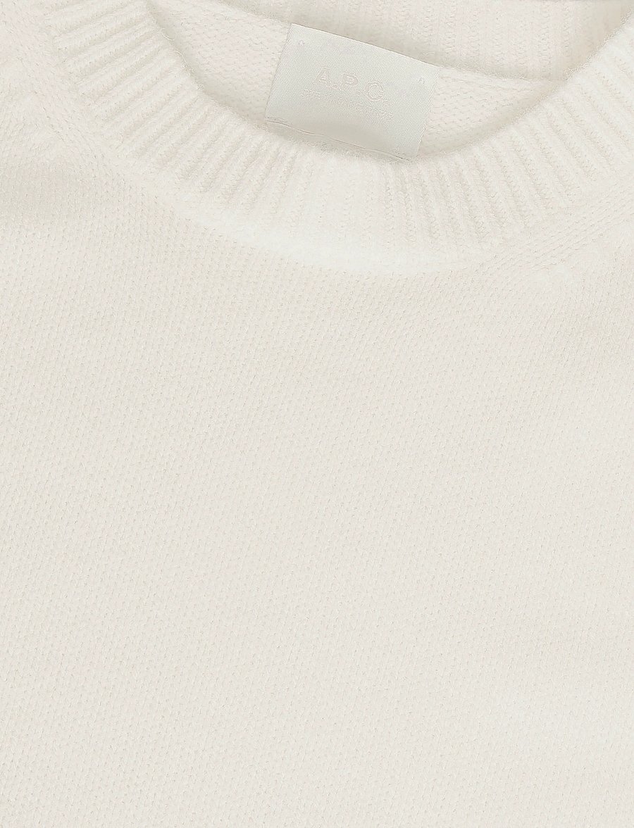 A.P.C. - pull edmond - rundhalsad - ecru - 2