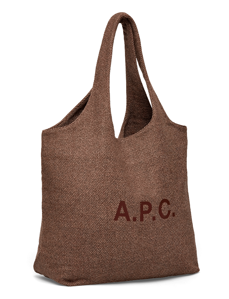 A.P.C. - tote ninon - tote bags - brown - 2