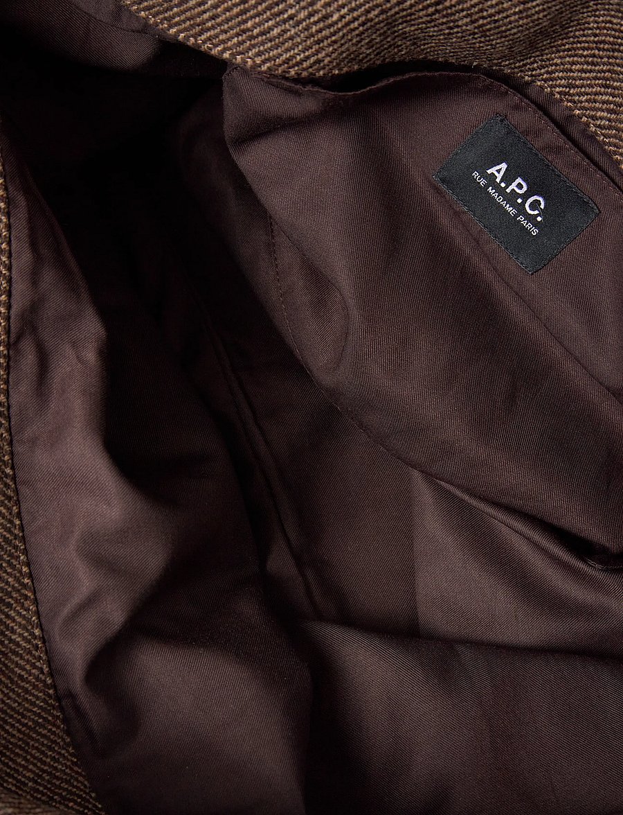 A.P.C. - tote ninon - tote bags - brown - 4