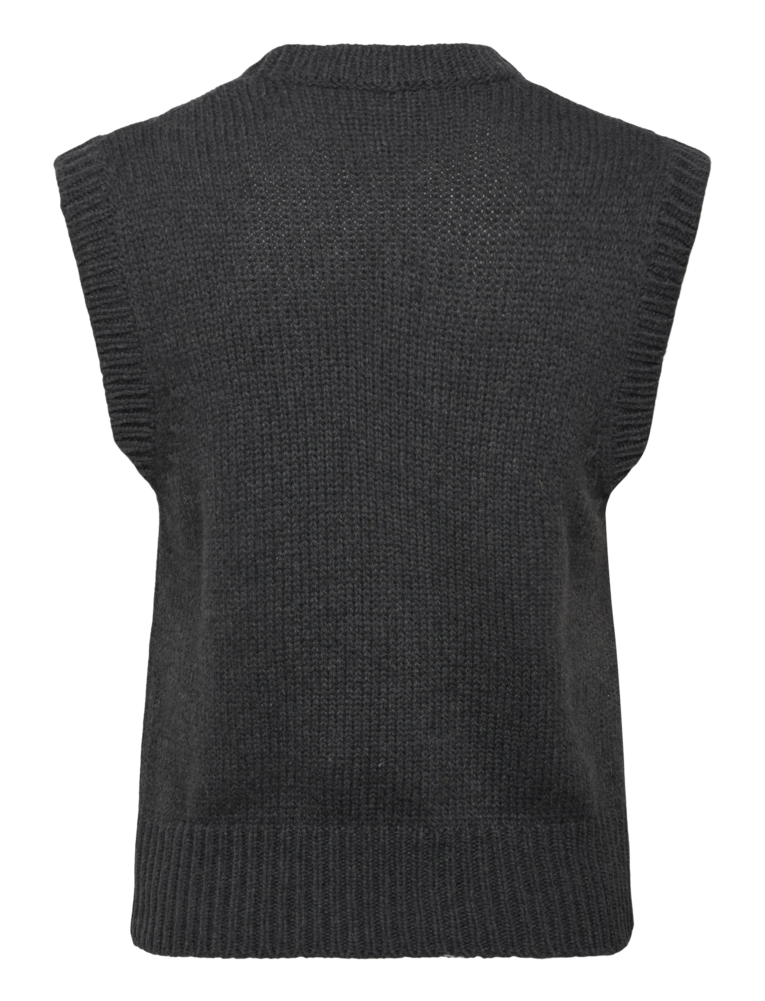A.P.C. - Vicky - stickade västar - heathered anthracite - 1