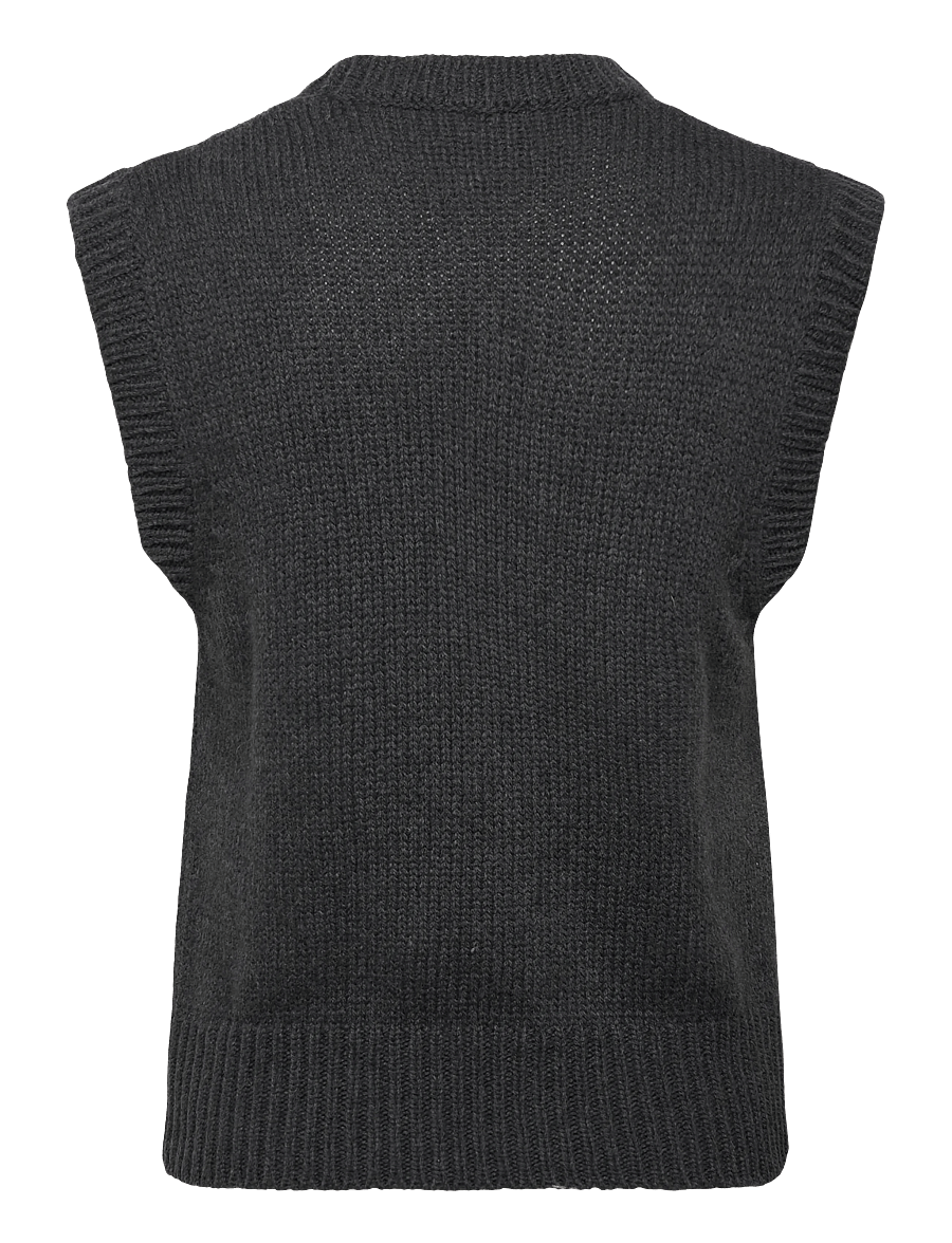 A.P.C. - Vicky - strikveste - heathered anthracite - 1
