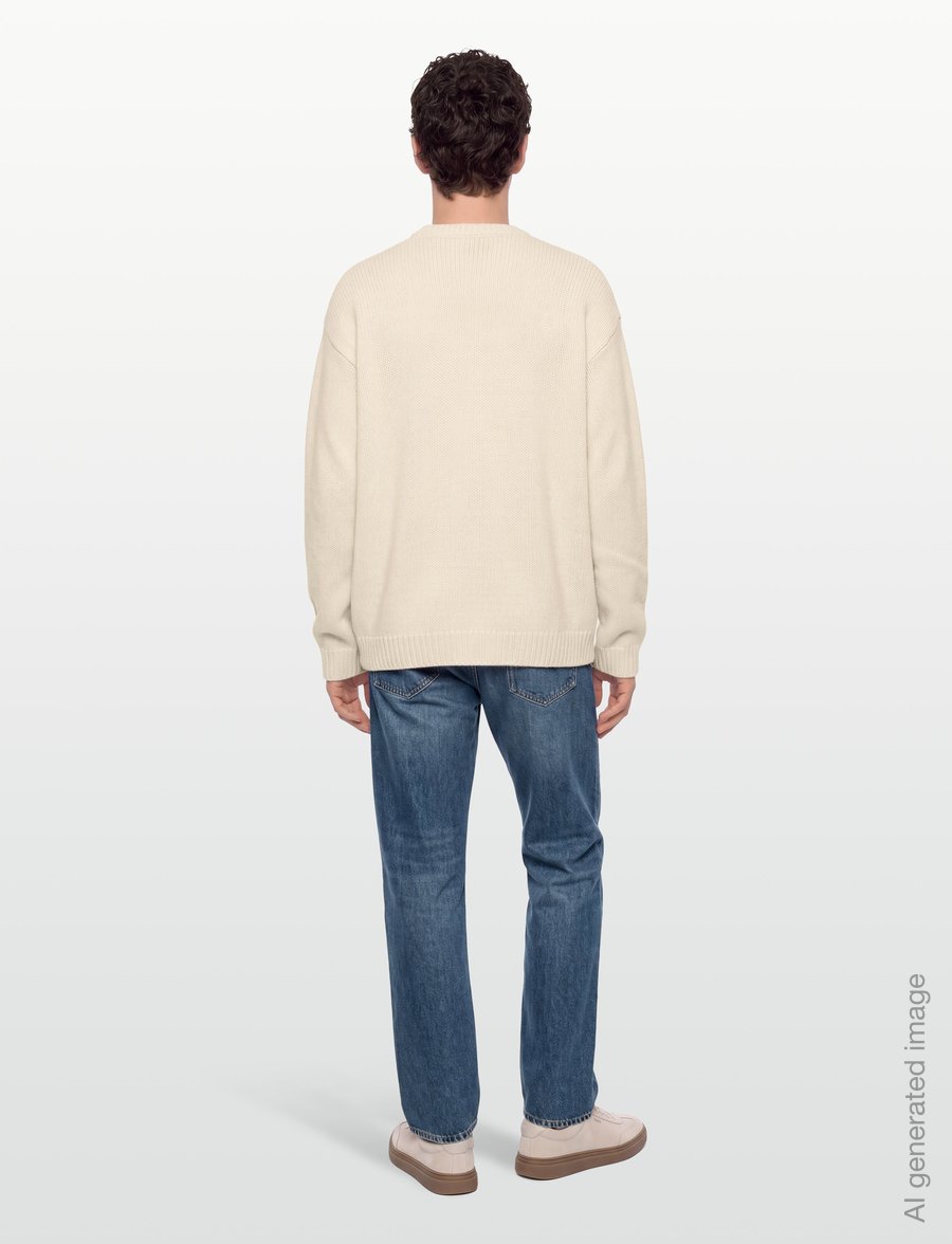 A.P.C. - pull george - Ümara kaelusega - ecru - 4
