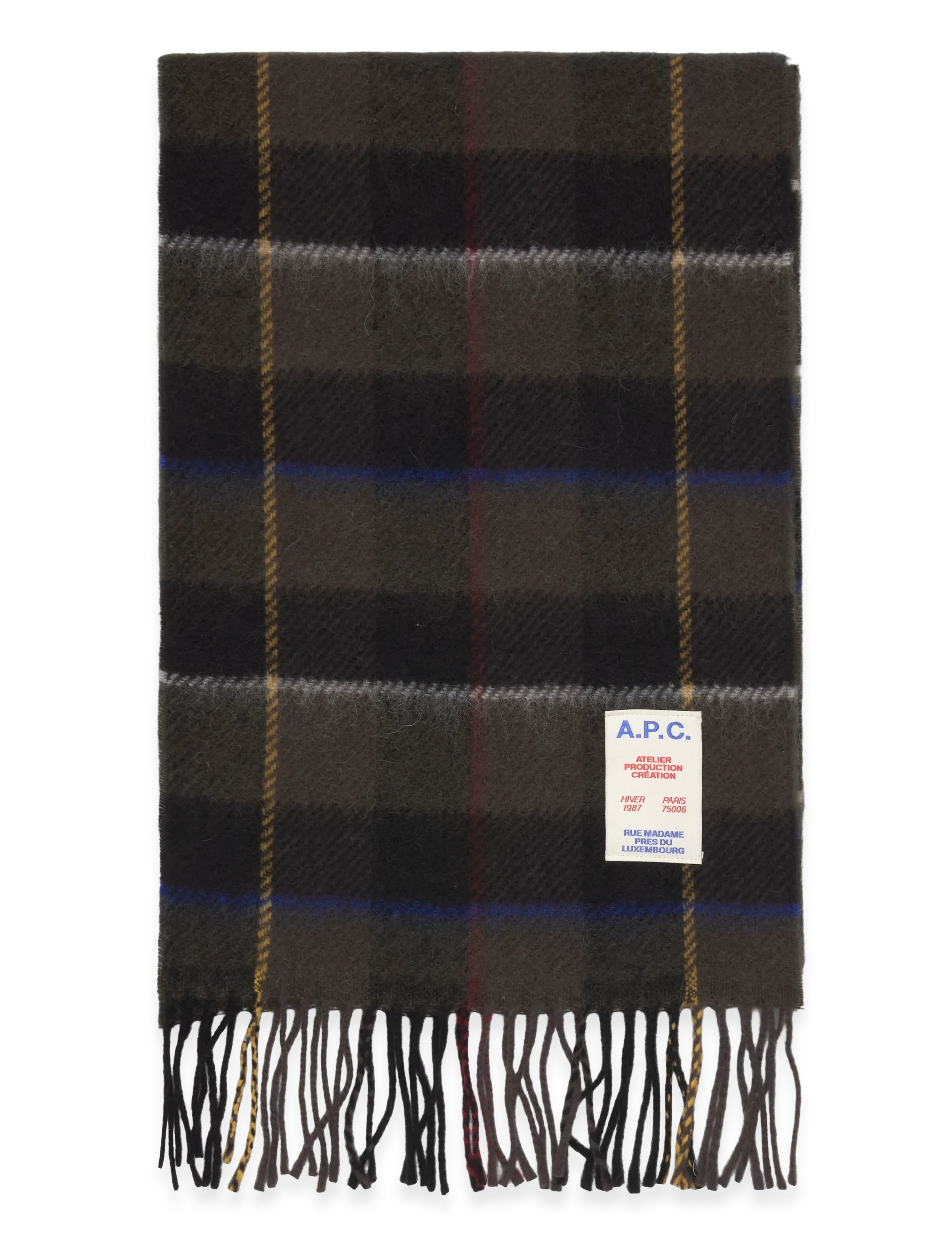 A.P.C. - echarpe leon - winter scarves - r/kaki - 1