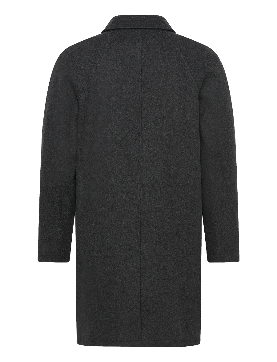A.P.C. - Coat Mac auster - wollmäntel - anthracite chine - 1