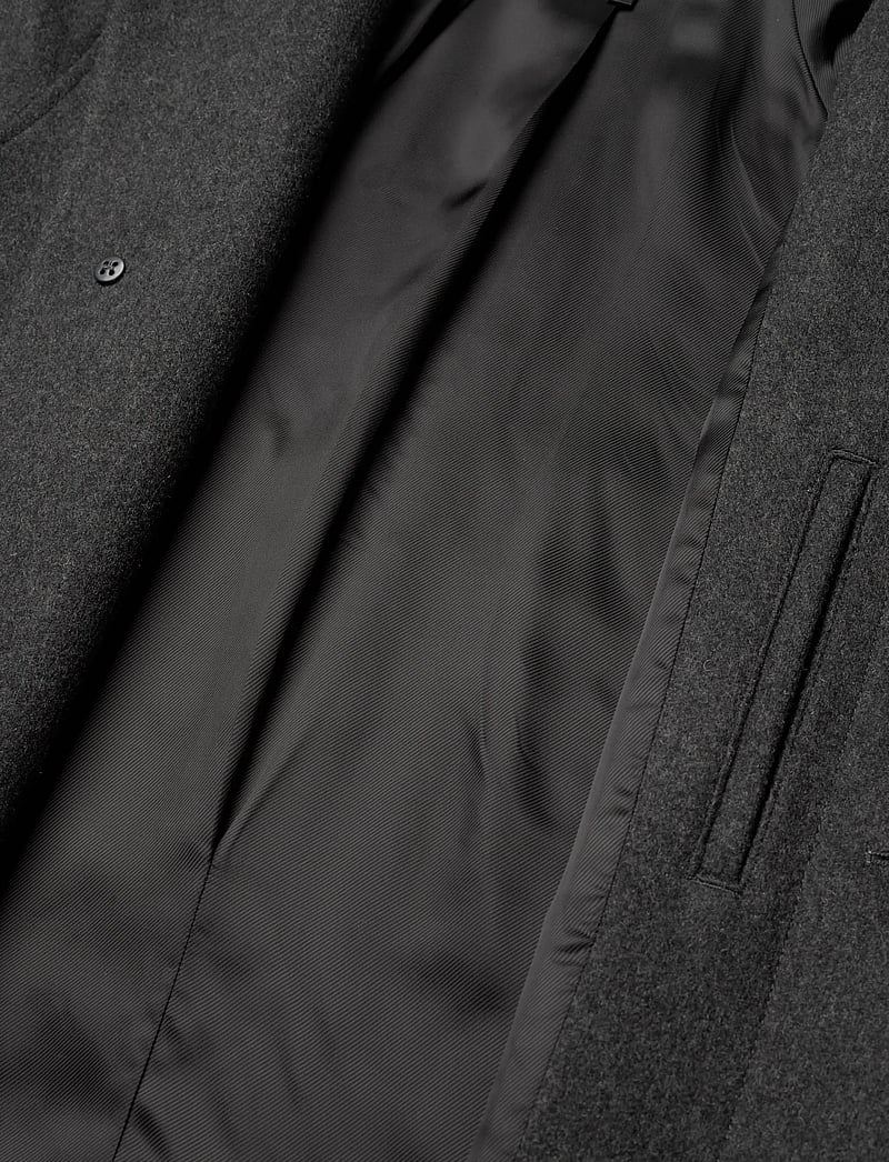 A.P.C. - Coat Mac auster - wollmäntel - anthracite chine - 4
