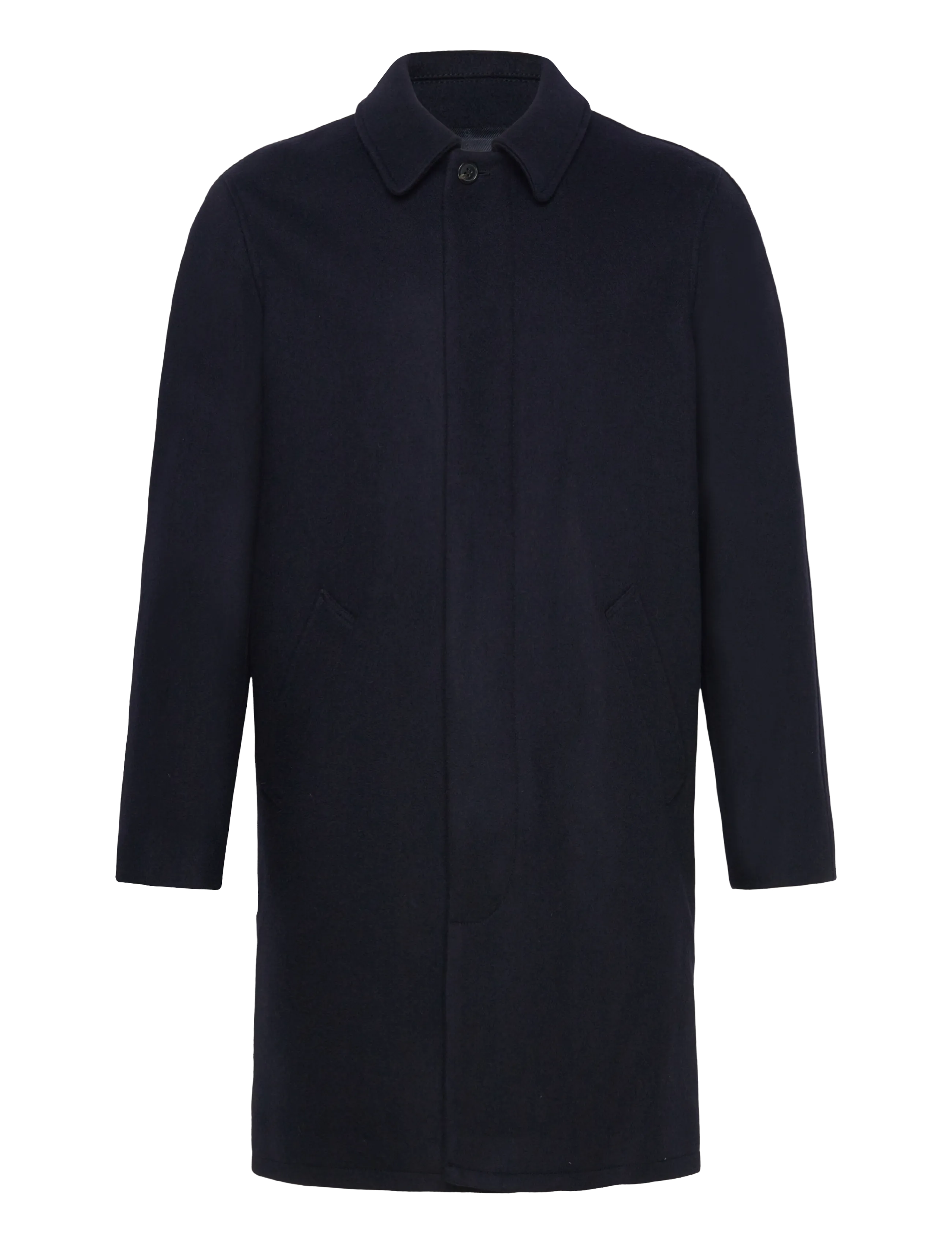 A.P.C. Coat Mac auster - Uldfrakker - MARINE CHINE / navy