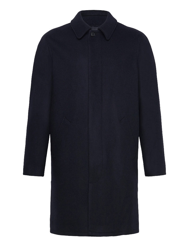 A.P.C. - Coat Mac auster - wollmäntel - marine chine - 0