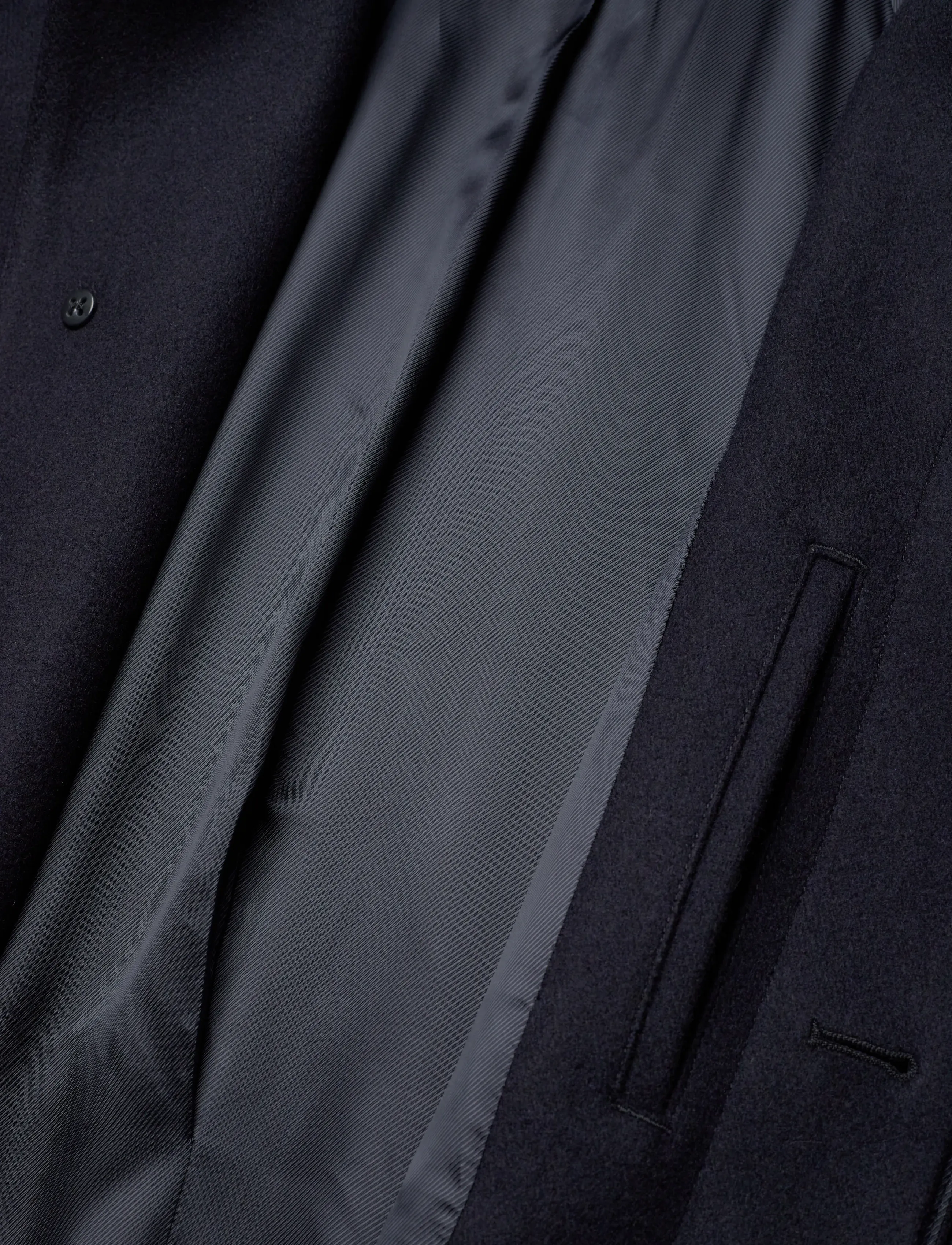 A.P.C. - Coat Mac auster - wool coats - marine chine - 4