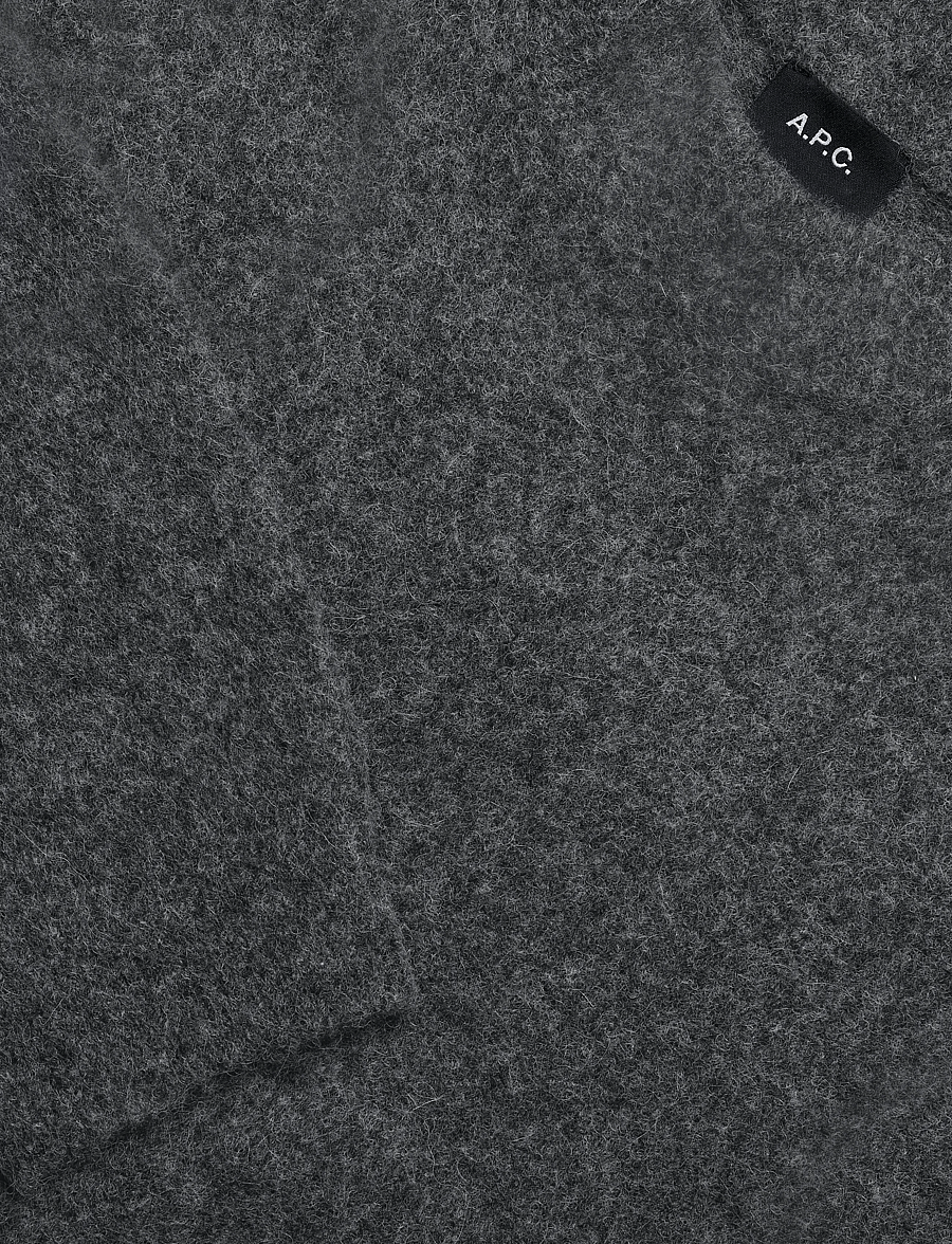 A.P.C. - pull dylan - turtlenecks - heathered anthracite - 2