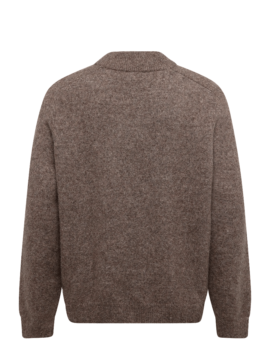 A.P.C. - pull dylan - polokrage - taupe - 1