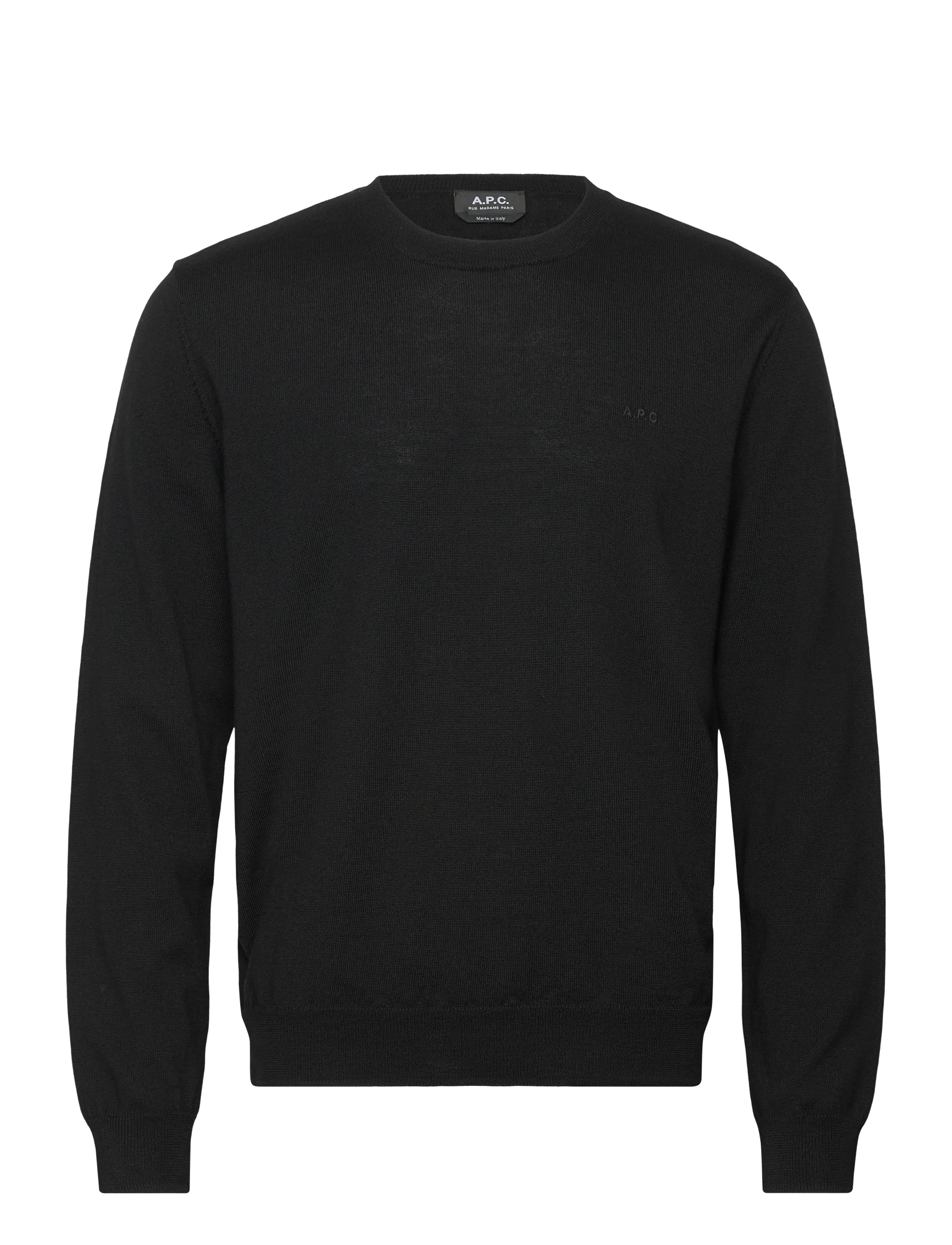 A.P.C. Pullover Matt logo - Kläder - NOIR / black