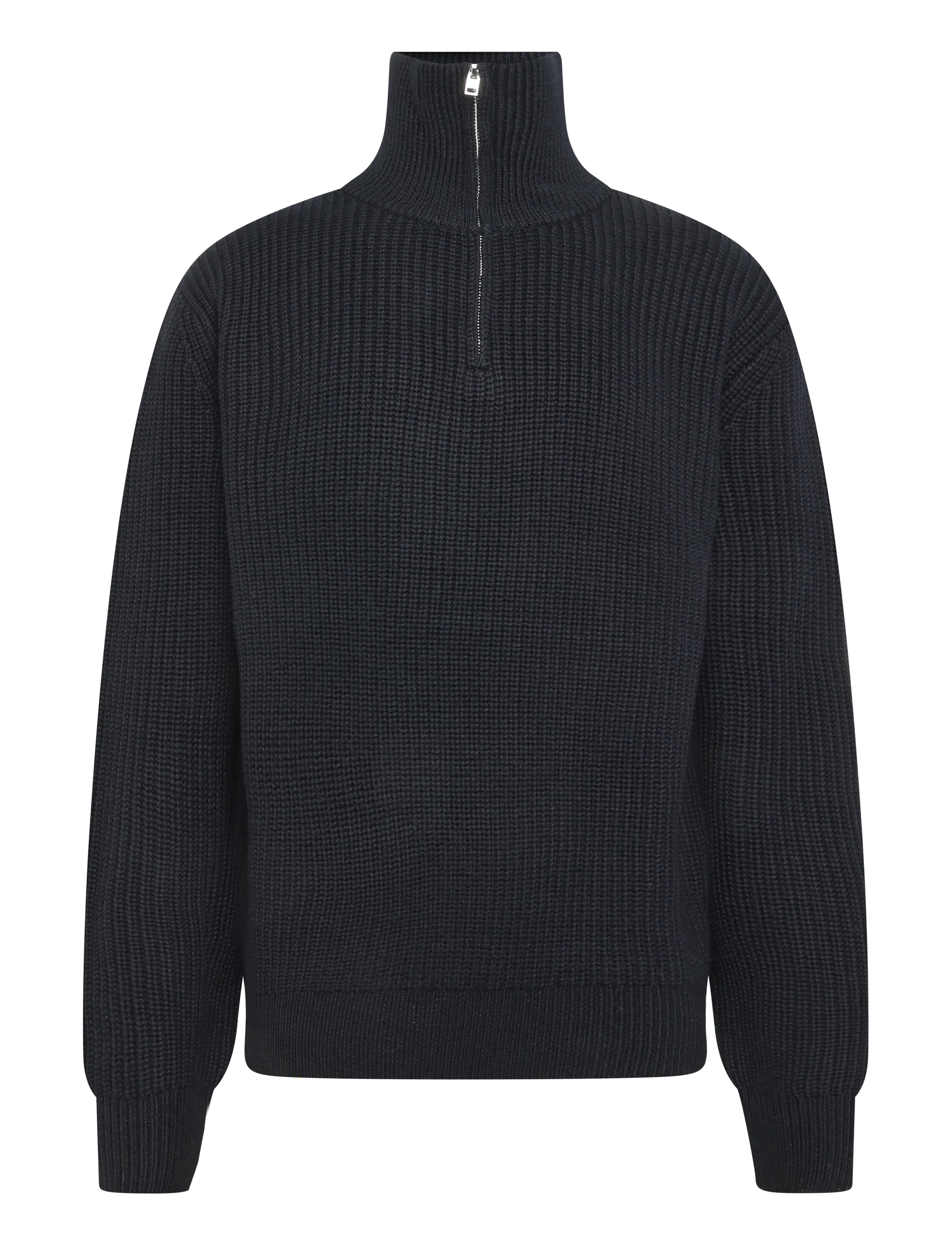 A.P.C. pull camionneur daniel - Pullover mit halbem Reißverschluss - DARK NAVY / navy