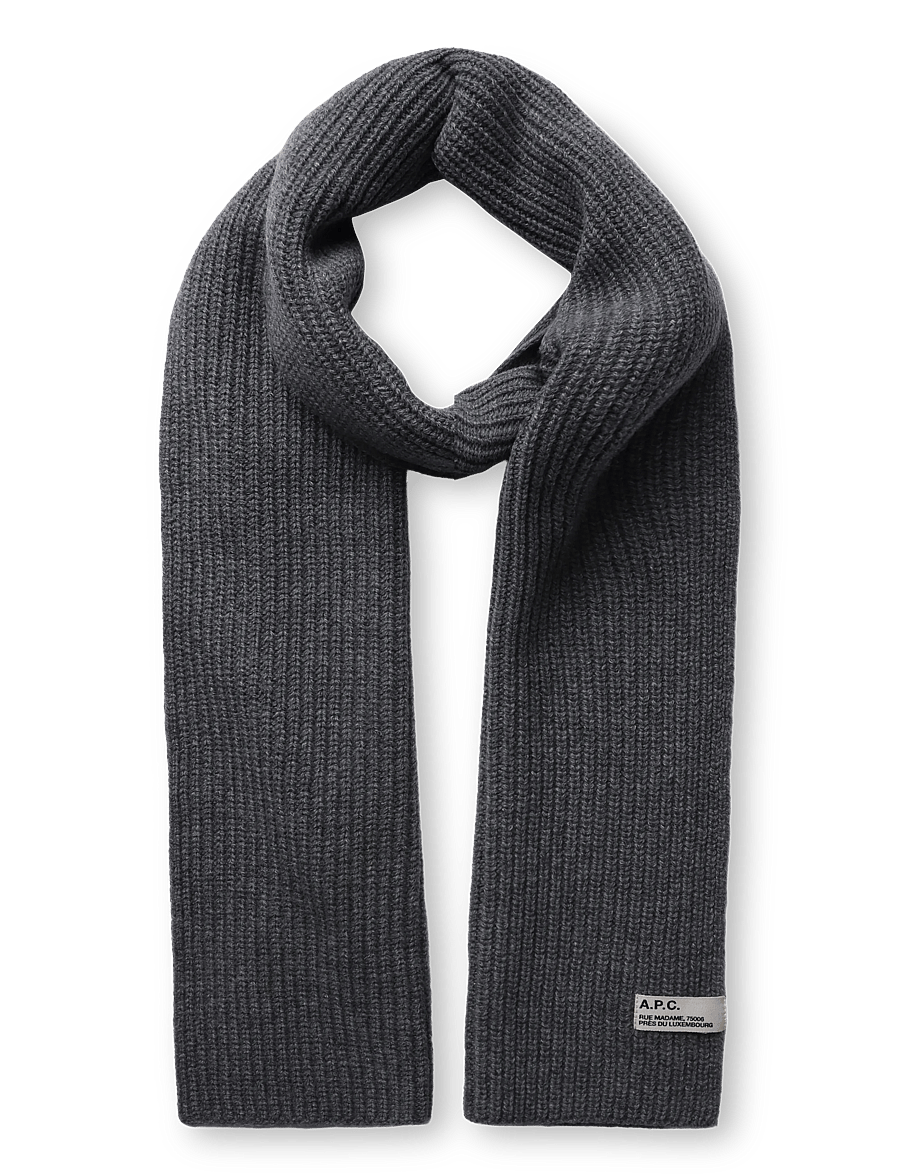 A.P.C. - echarpe sasha - halsdukar - anthracite - 0