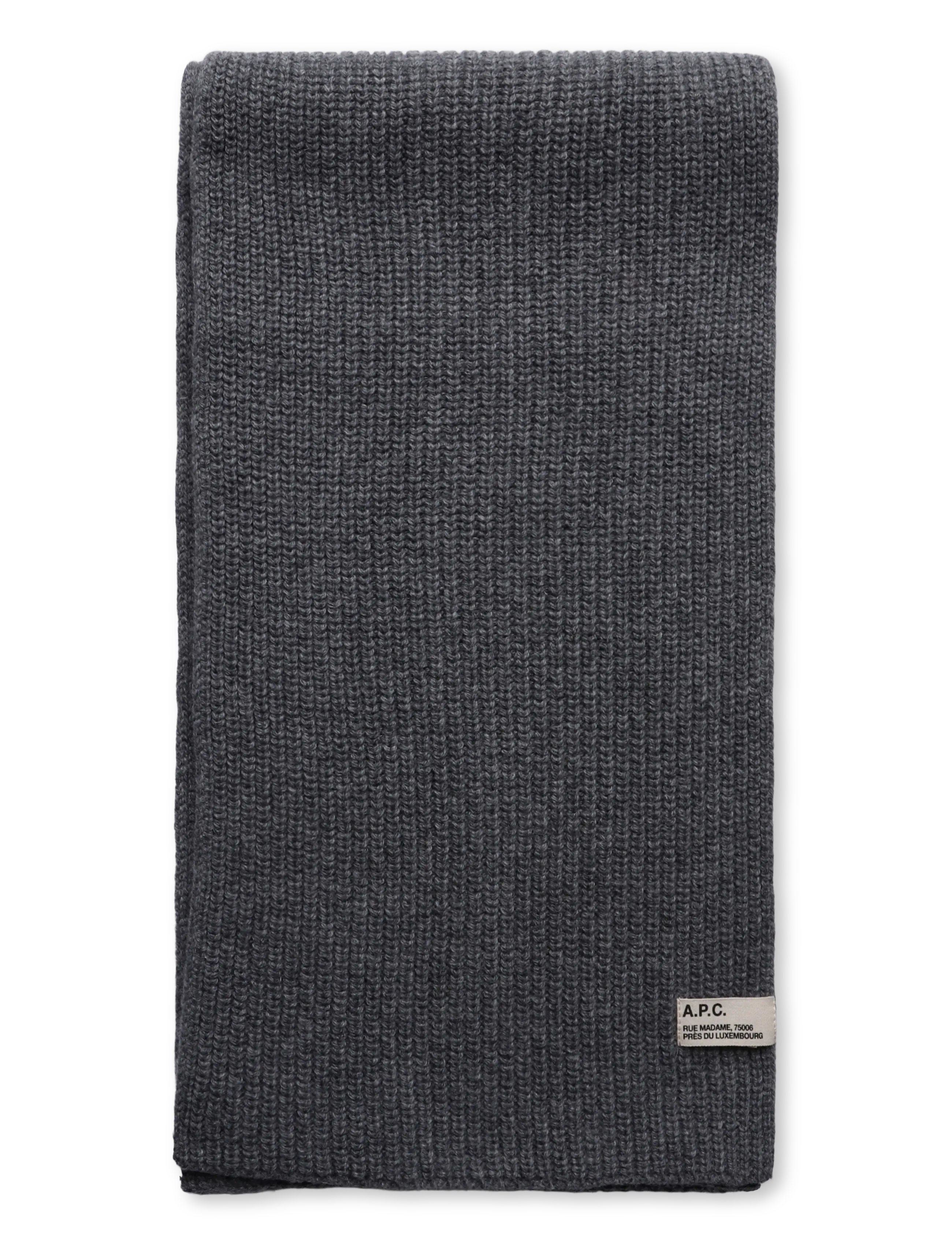 A.P.C. - echarpe sasha - vetrartreflar - anthracite - 1