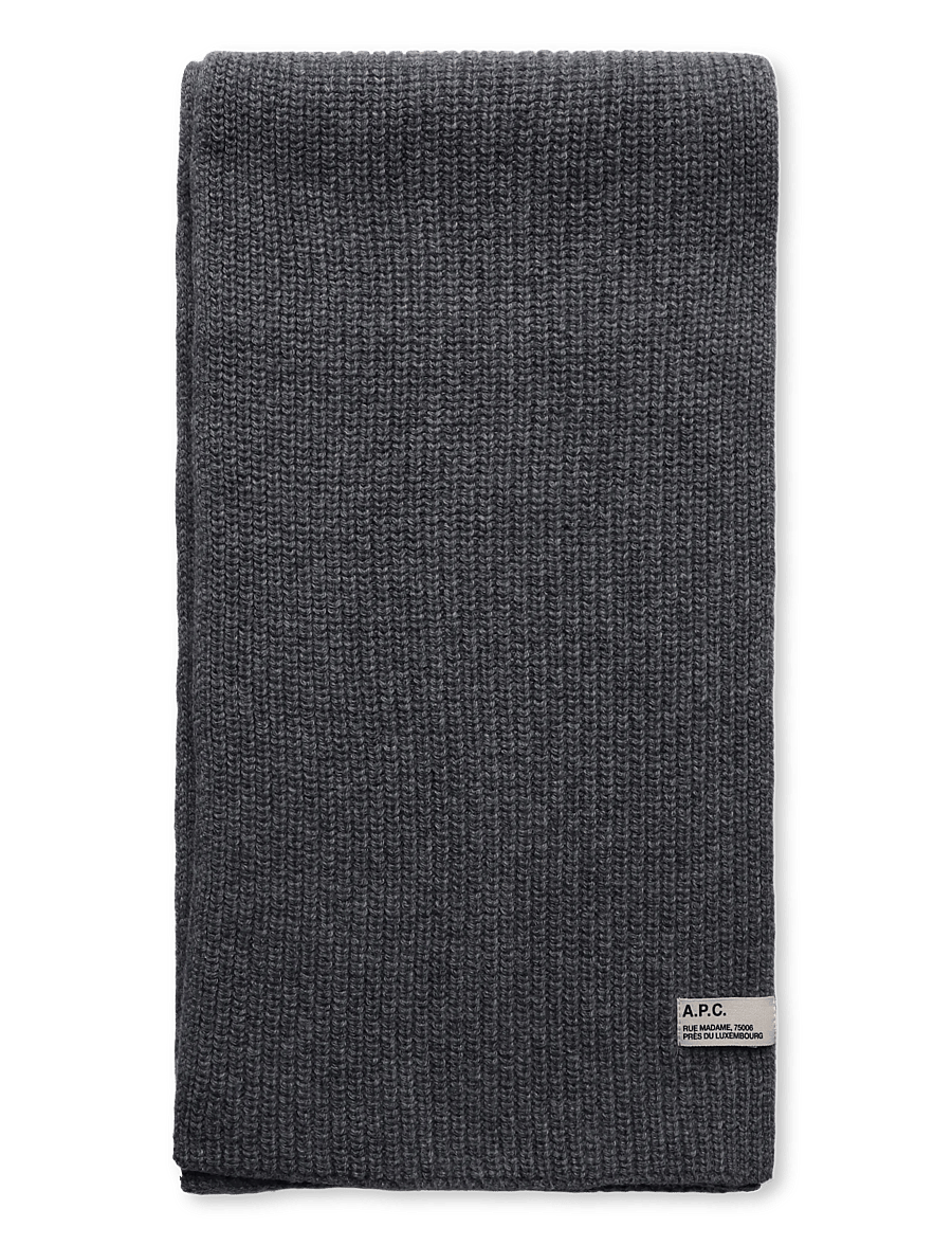 A.P.C. - echarpe sasha - halsdukar - anthracite - 1
