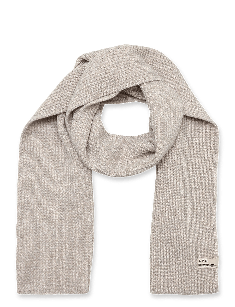 A.P.C. - echarpe sasha - talvesallid - heathered beige - 0
