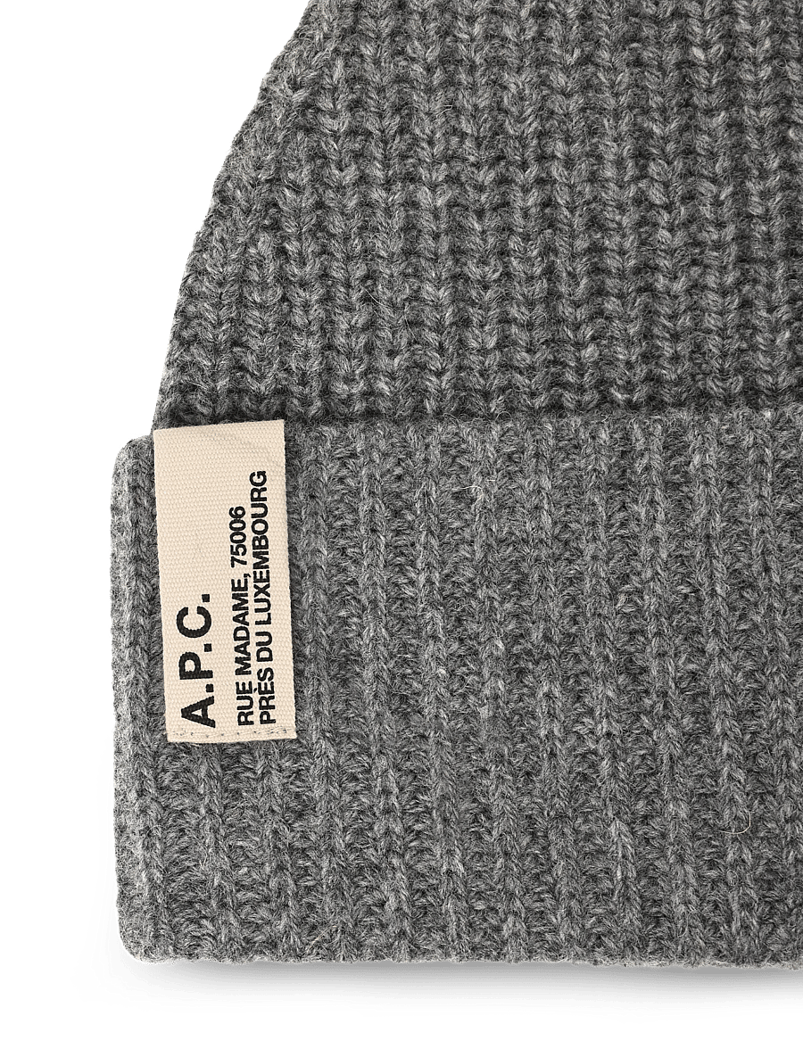 A.P.C. - bonnet noa - beanies - anthracite - 2