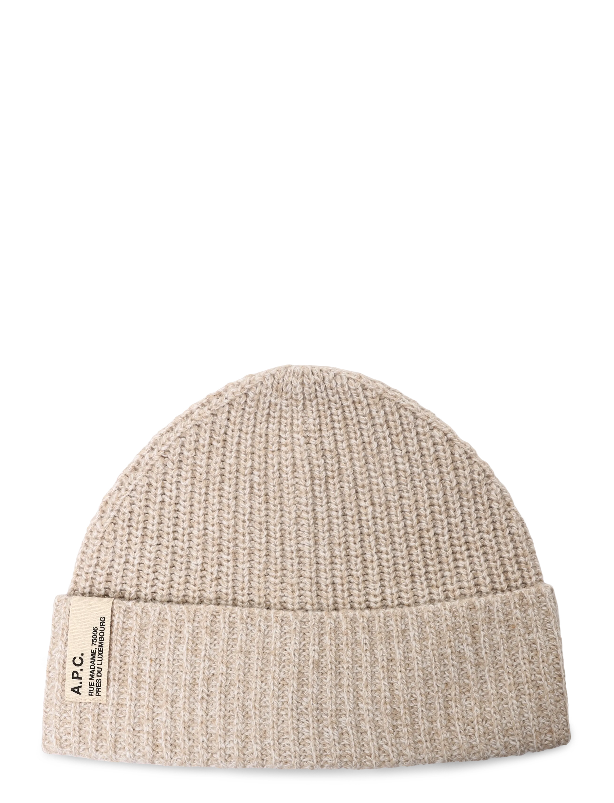 A.P.C. bonnet noa - Luer & Caps - HEATHERED BEIGE / beige
