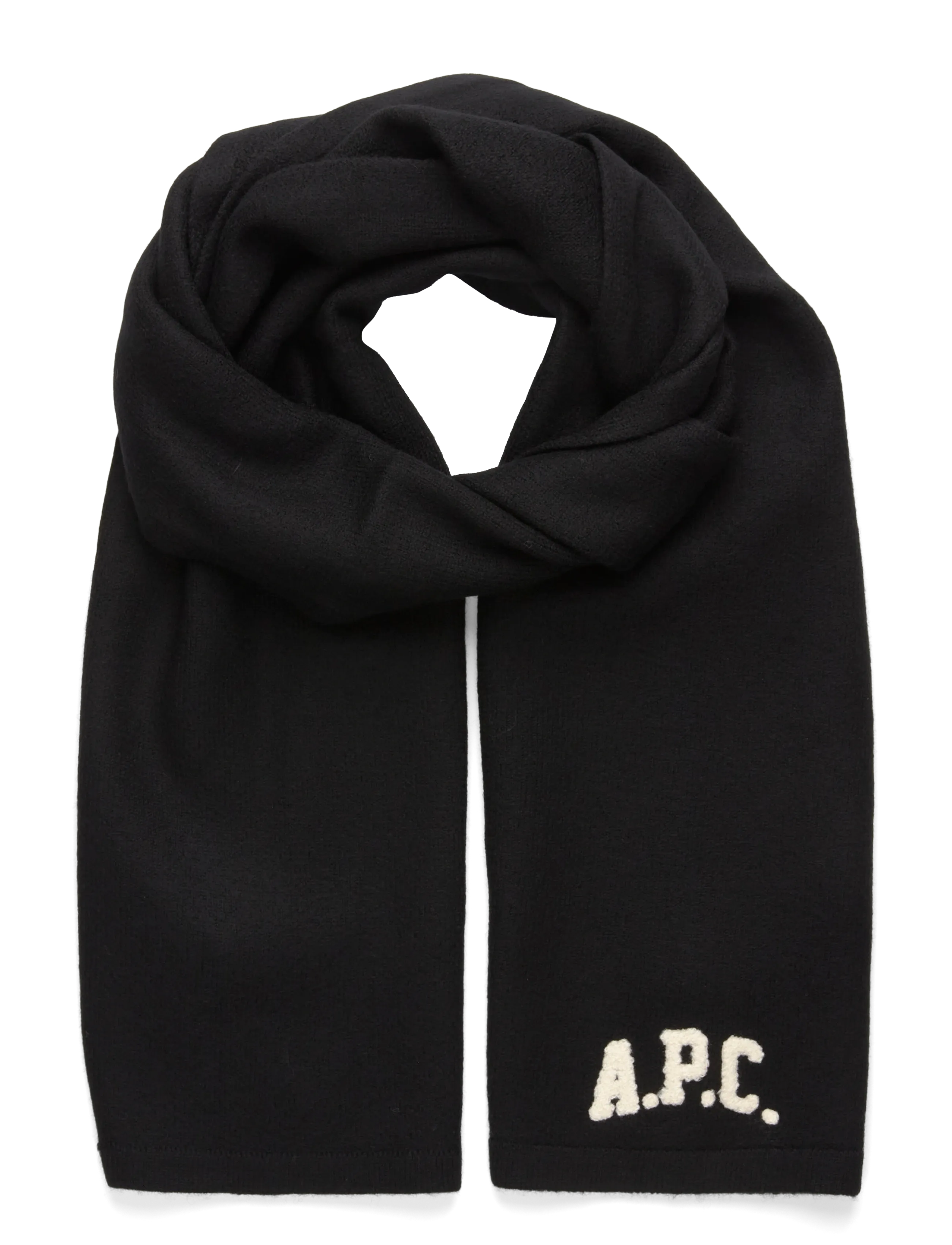 A.P.C. Scarf Jesse, One Size, Black, Tørklæder > Vintertørklæder, Dame
