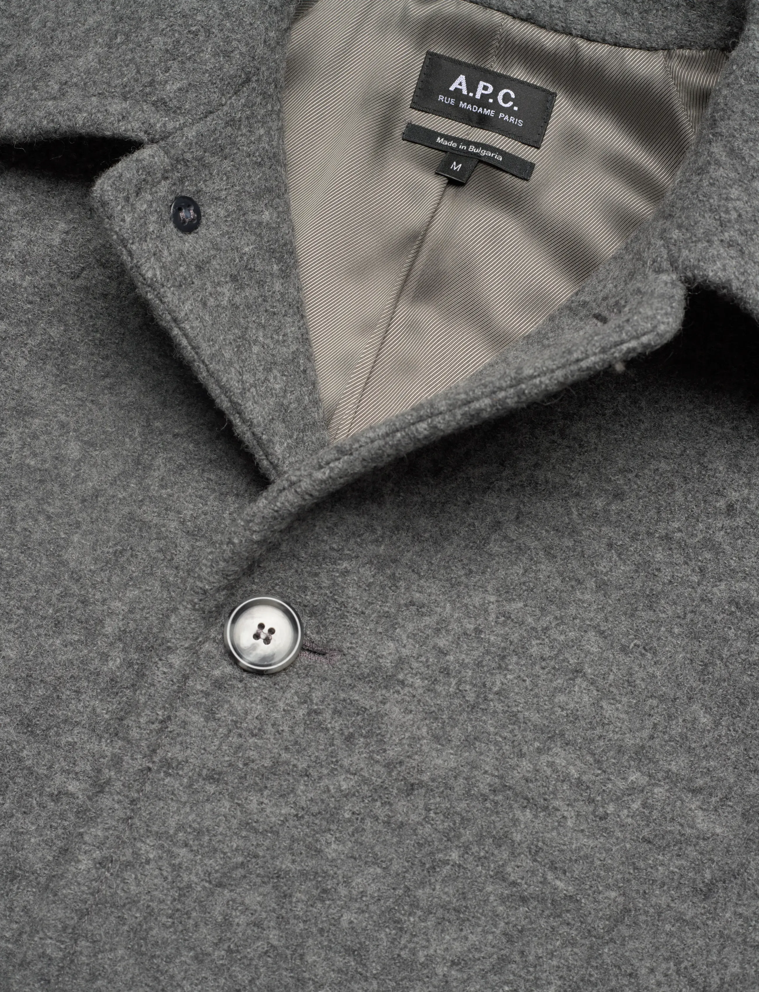 A.P.C. - Coat Gaston - wollmäntel - gris chine - 2