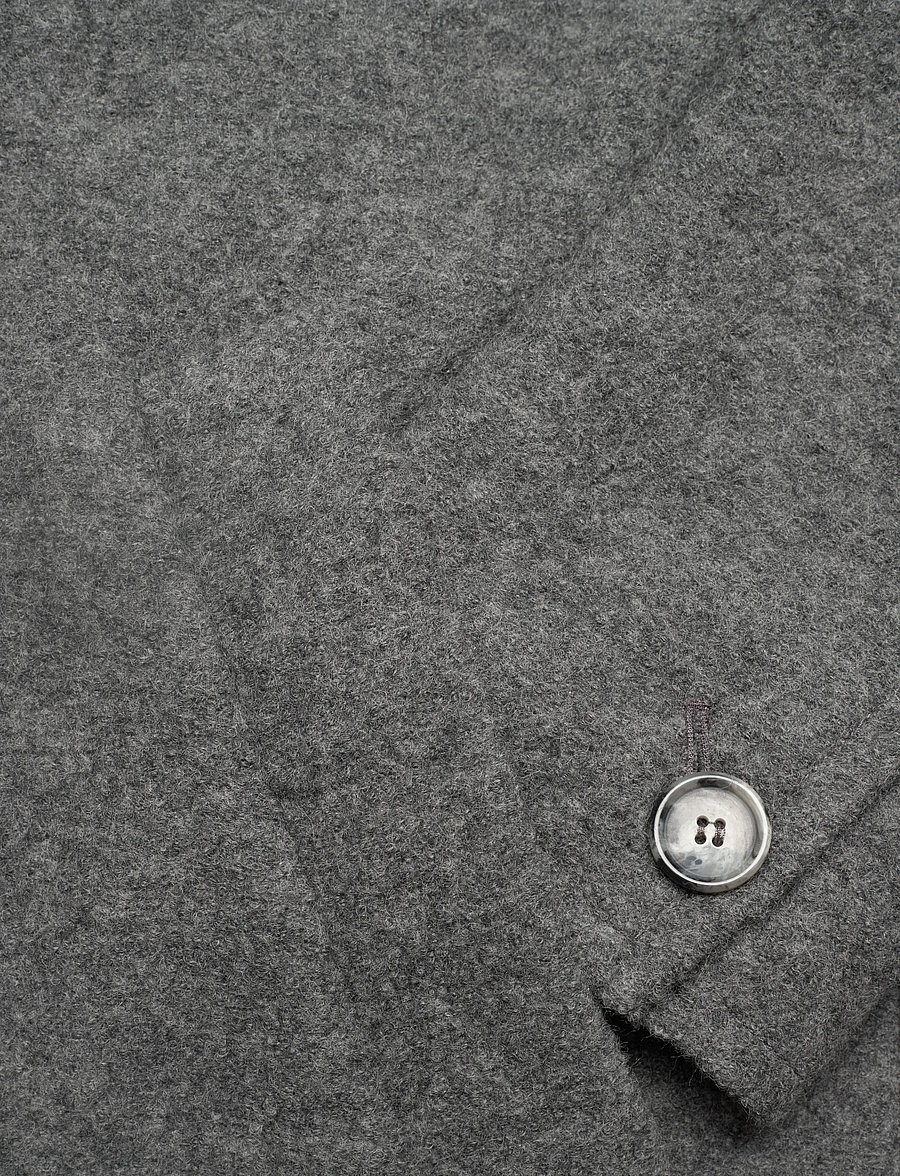 A.P.C. - Coat Gaston - wollmäntel - gris chine - 3
