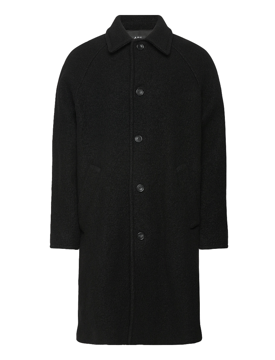 A.P.C. - Coat Gaston - wollmäntel - noir - 0
