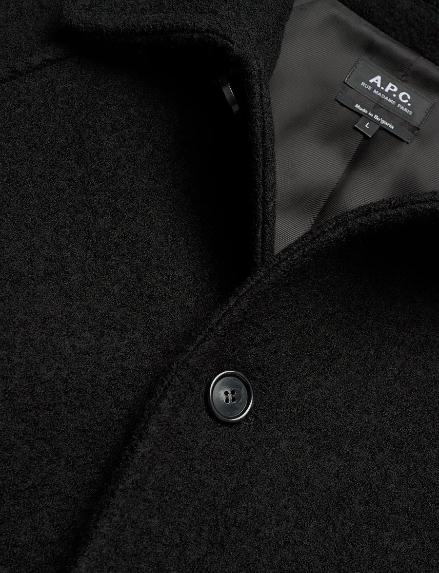 A.P.C. - Coat Gaston - wollmäntel - noir - 2