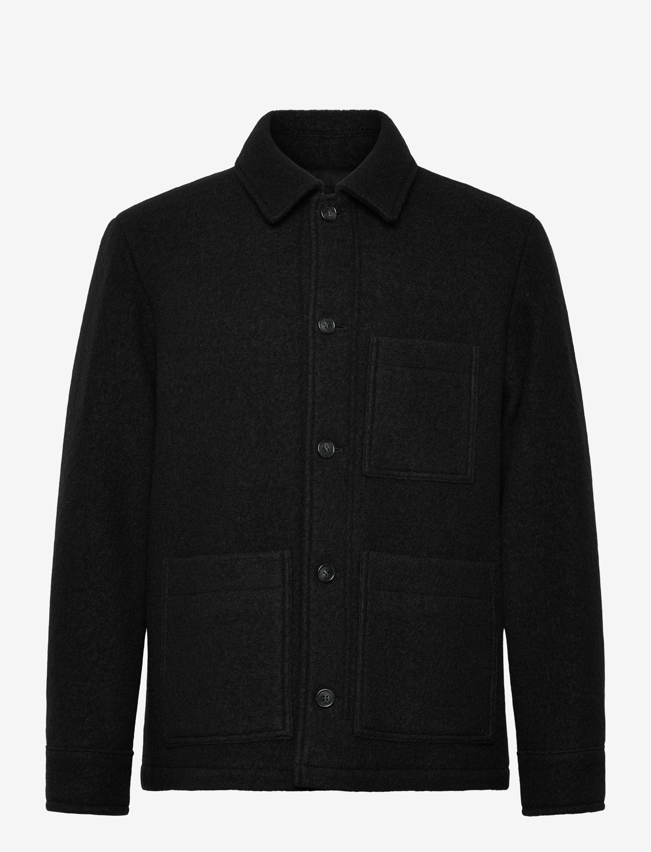 A.P.C. - Emile Logo Vest - jacken - noir - 0