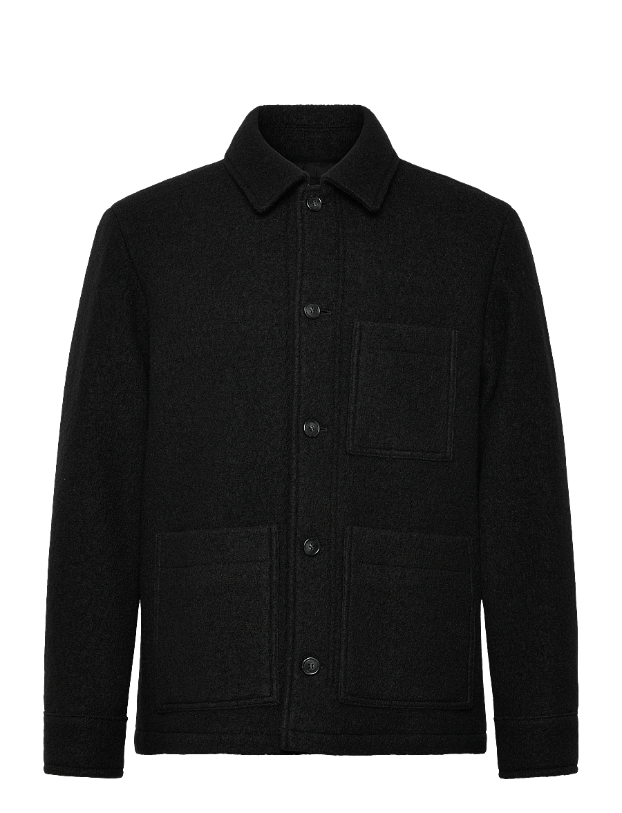 A.P.C. - Emile Logo Vest - jacken - noir - 0