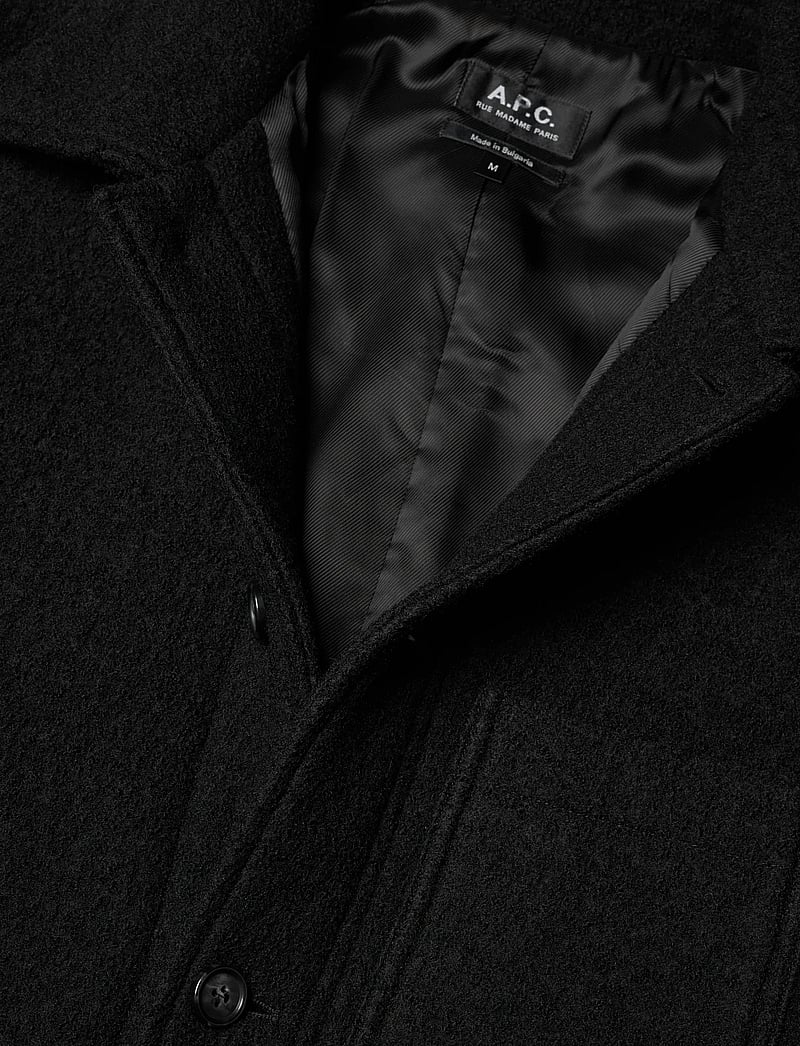 A.P.C. - Emile Logo Vest - jacken - noir - 2