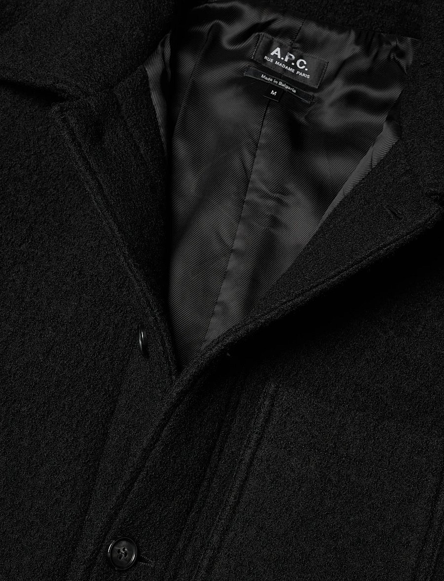 A.P.C. - Emile Logo Vest - jacken - noir - 2