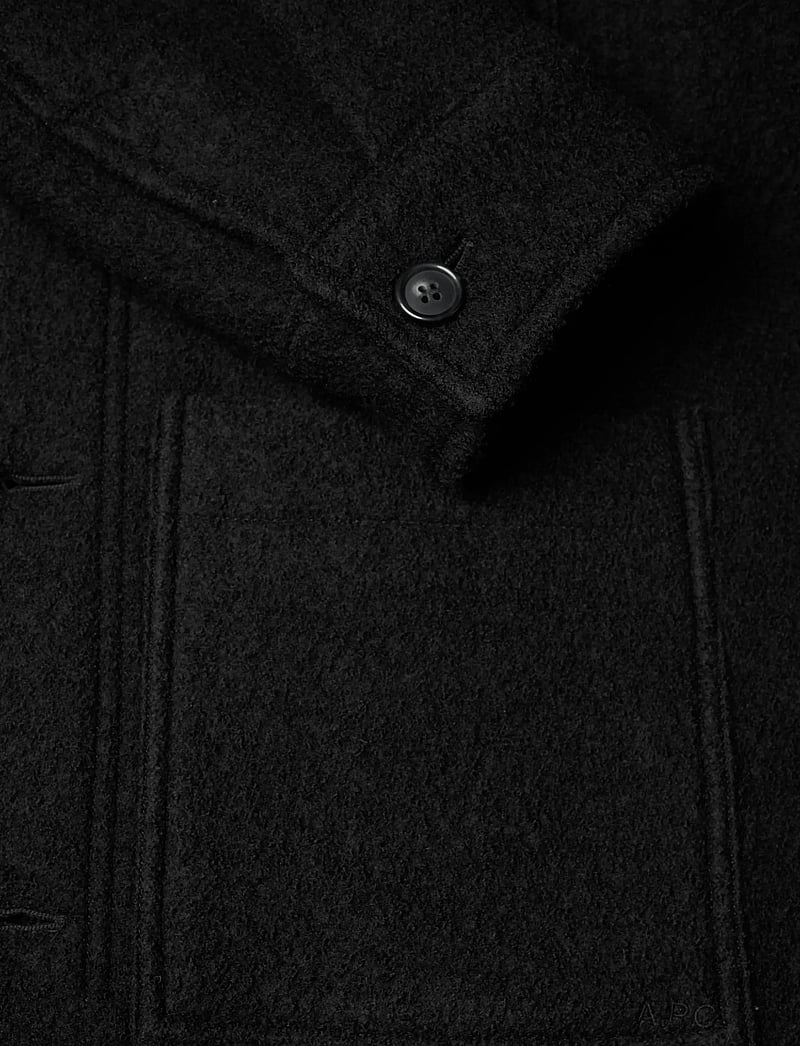 A.P.C. - Emile Logo Vest - jacken - noir - 3