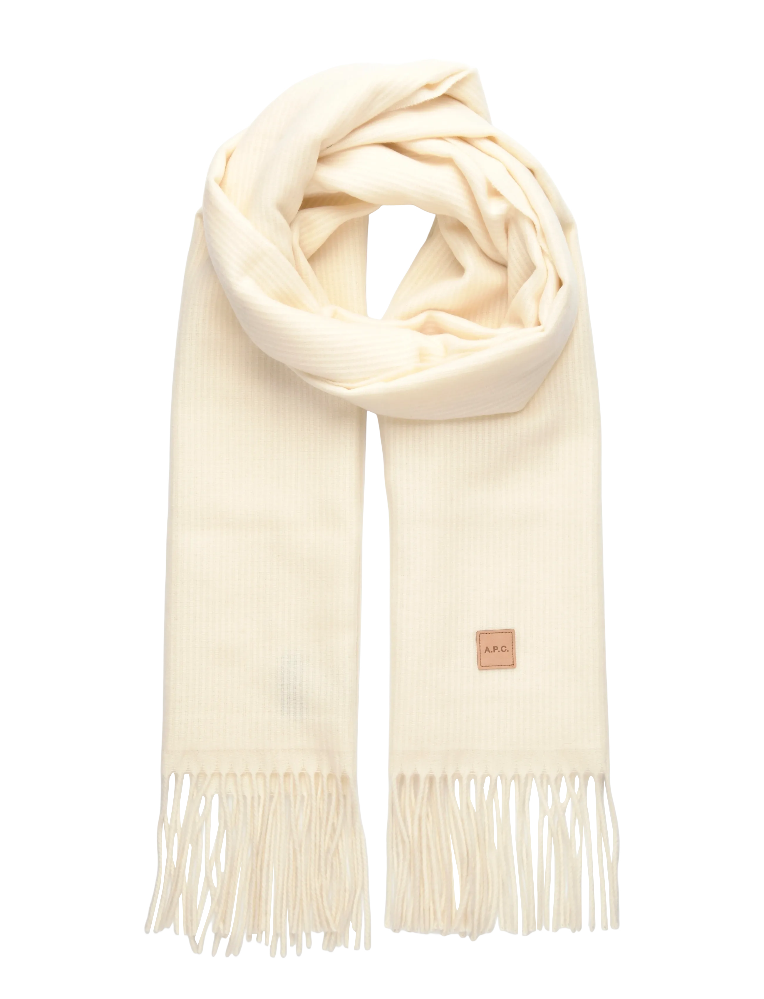 A.P.C. scarf aria - A.P.C. - ECRU / cream