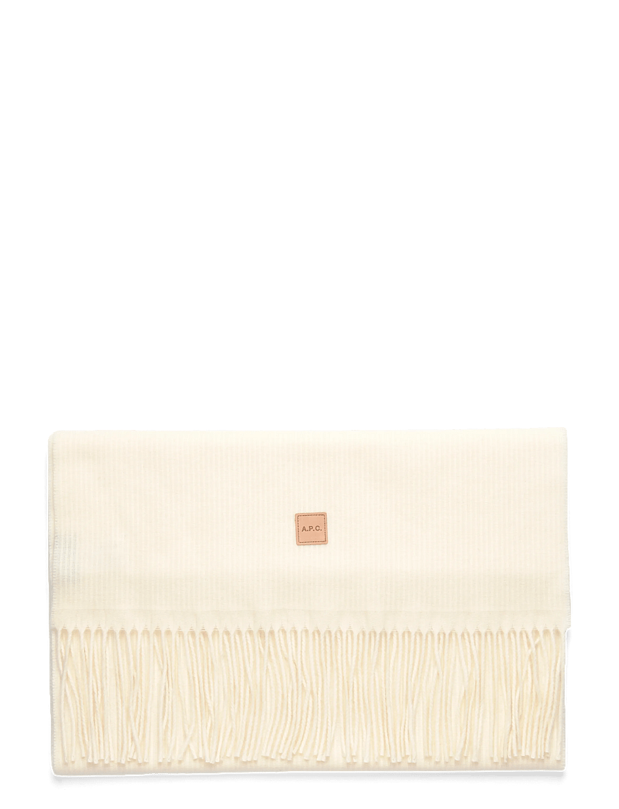 A.P.C. - scarf aria - hverdags stil - ecru - 1