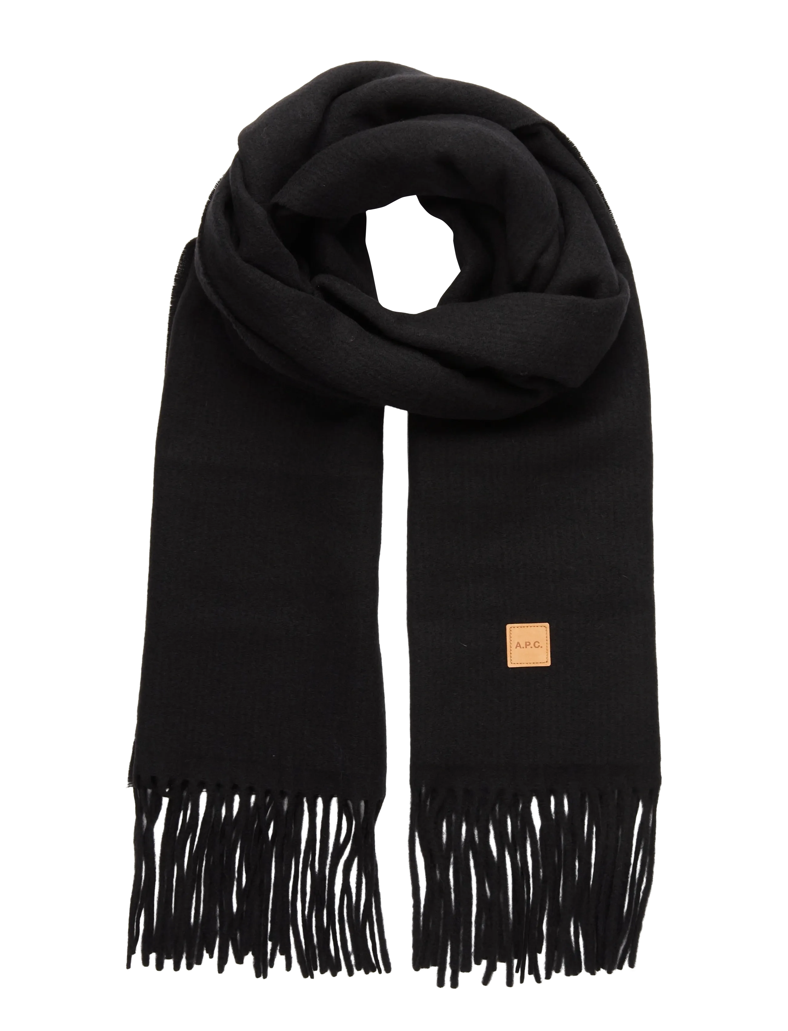 A.P.C. scarf aria - Disainerikaubad - NOIR / black