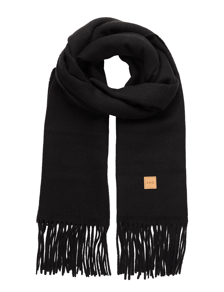 A.P.C. - scarf aria - everyday style - noir - 0