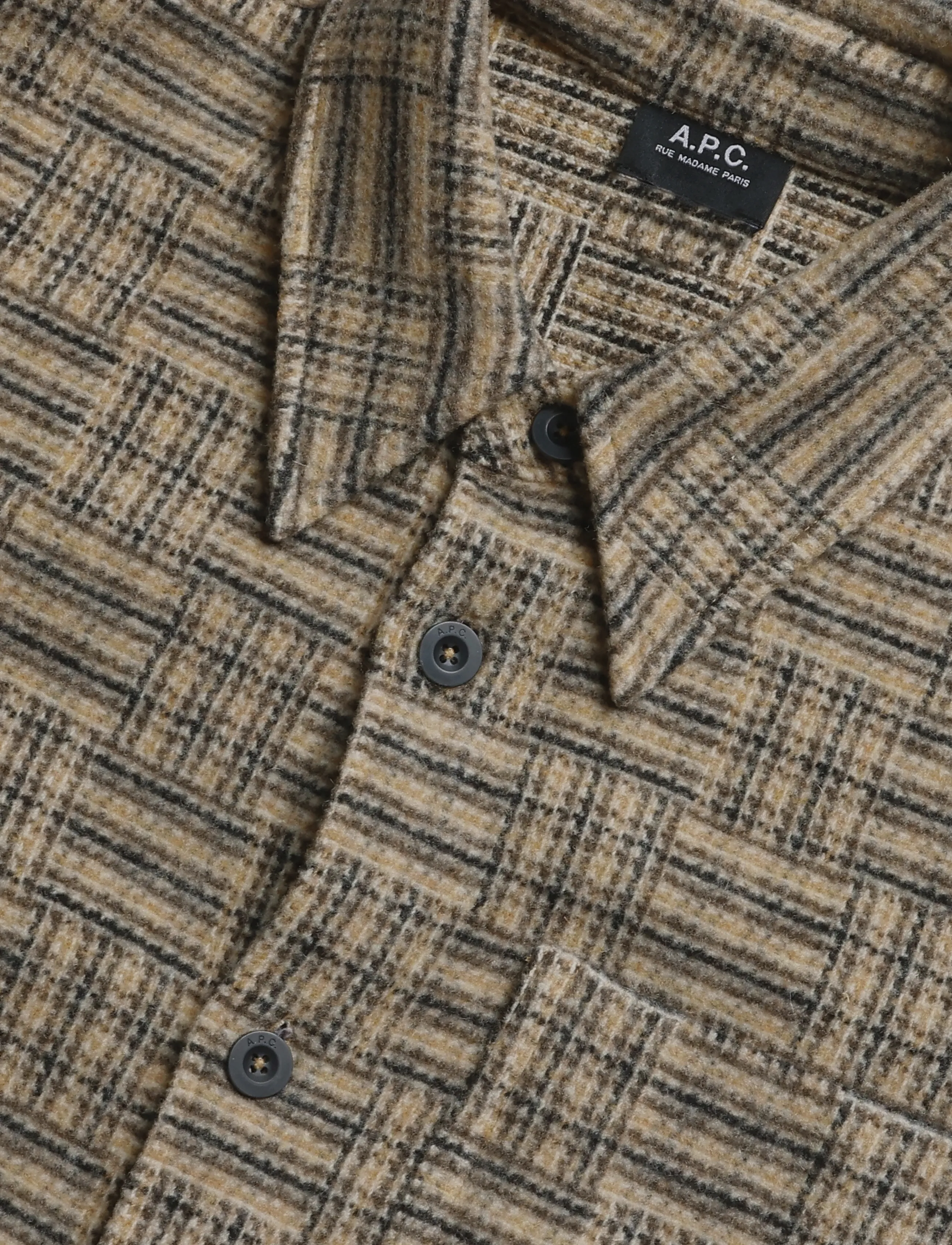 A.P.C. - surchemise baptiste - beige - 2