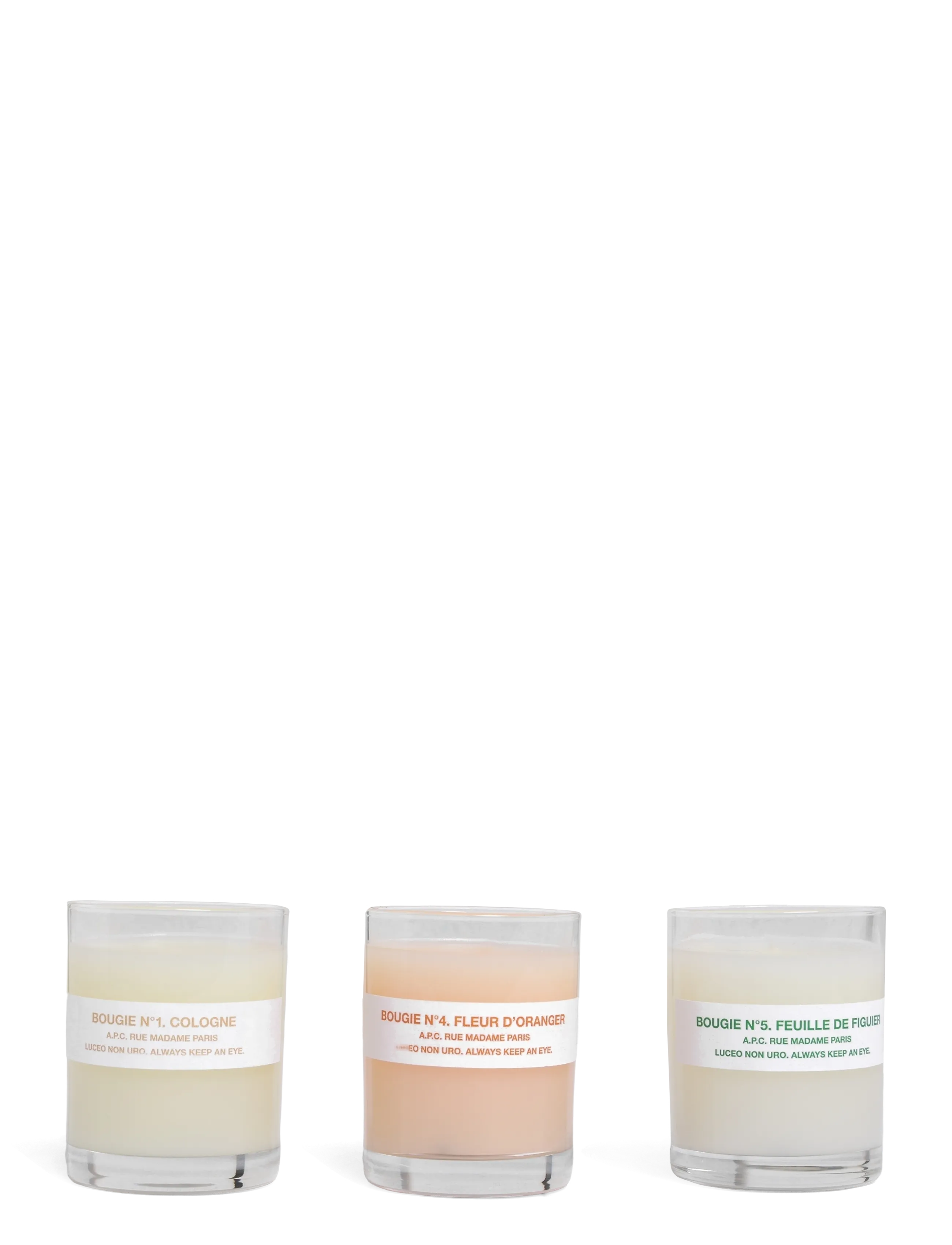A.P.C. kit 3 mini - Visa allt - CENTON / cream