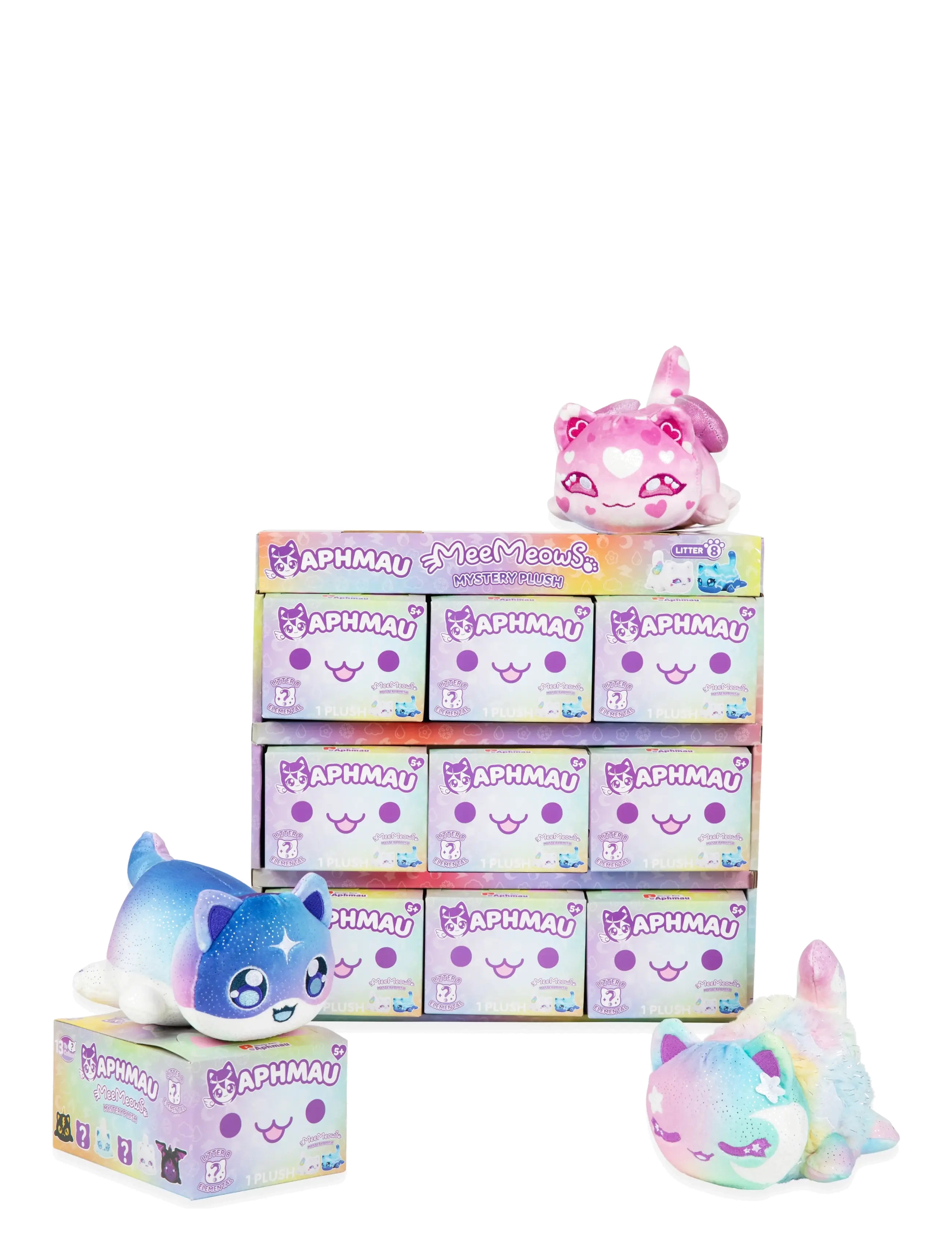 Aphmau Aphmau Mystery Meemeow Elemental Plush 15 CM Asst. - Bamser - MUTI / multi