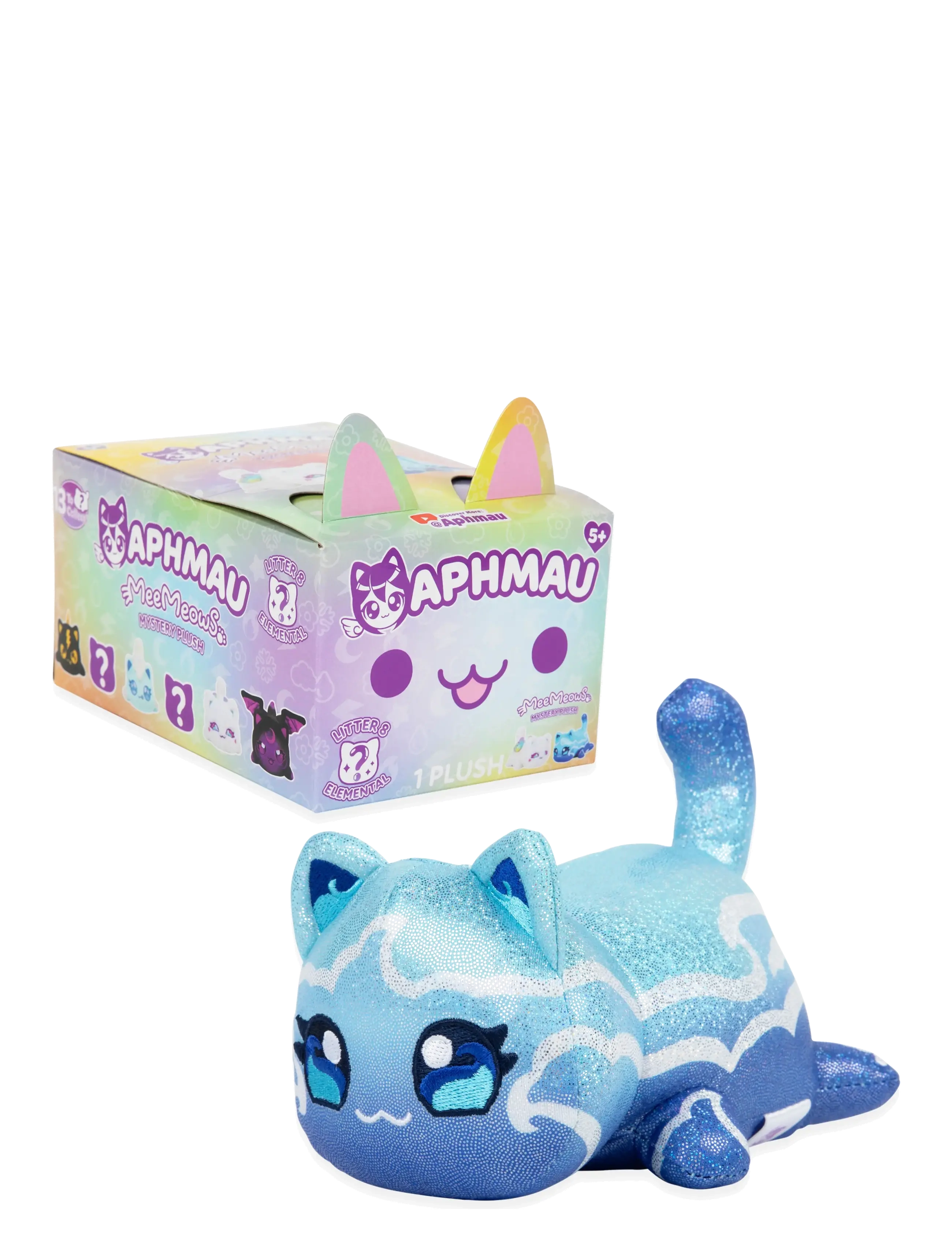 Aphmau - Aphmau Mystery Meemeow Elemental Plush 15 CM Asst. - bamser - muti - 3