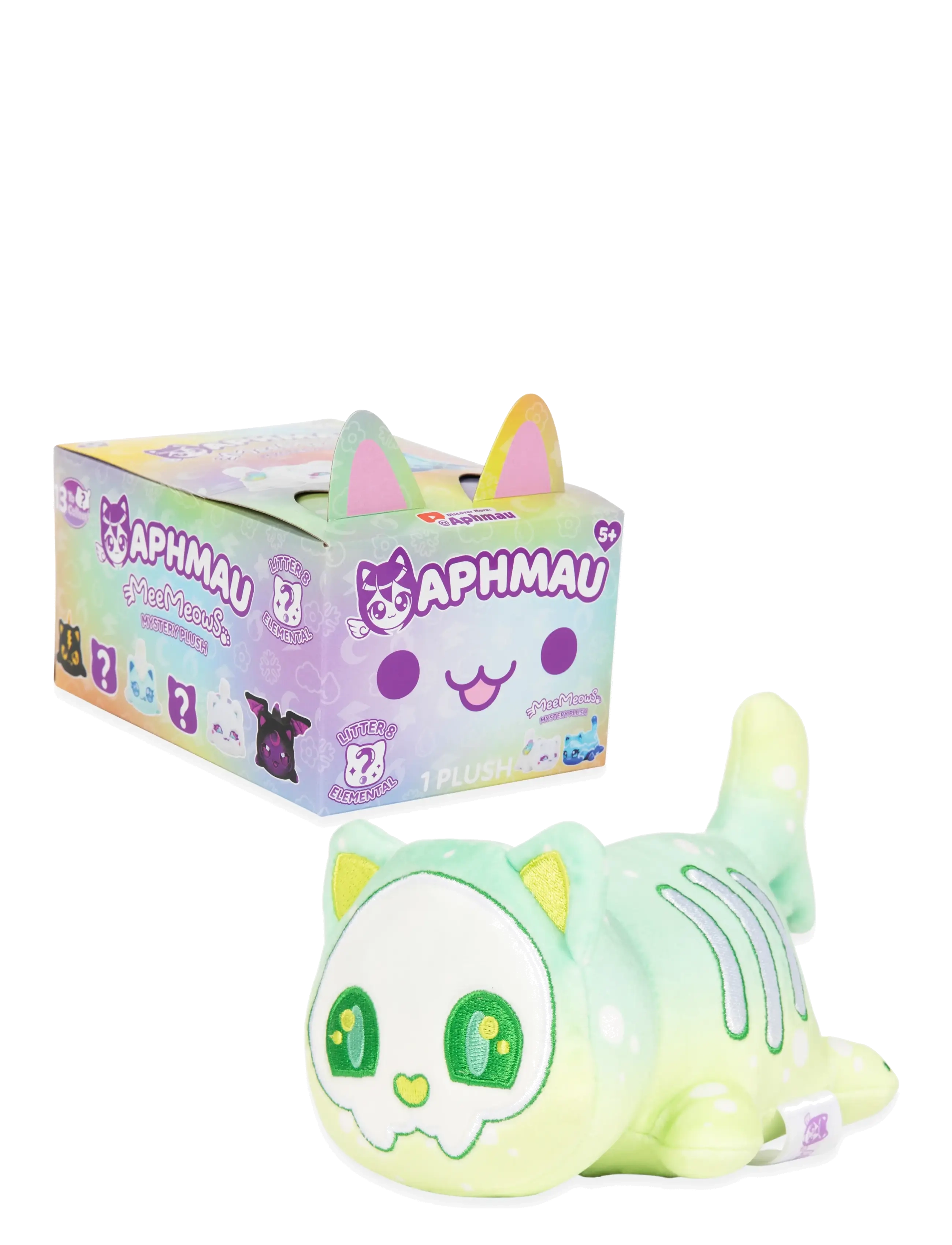 Aphmau - Aphmau Mystery Meemeow Elemental Plush 15 CM Asst. - bamser - muti - 5