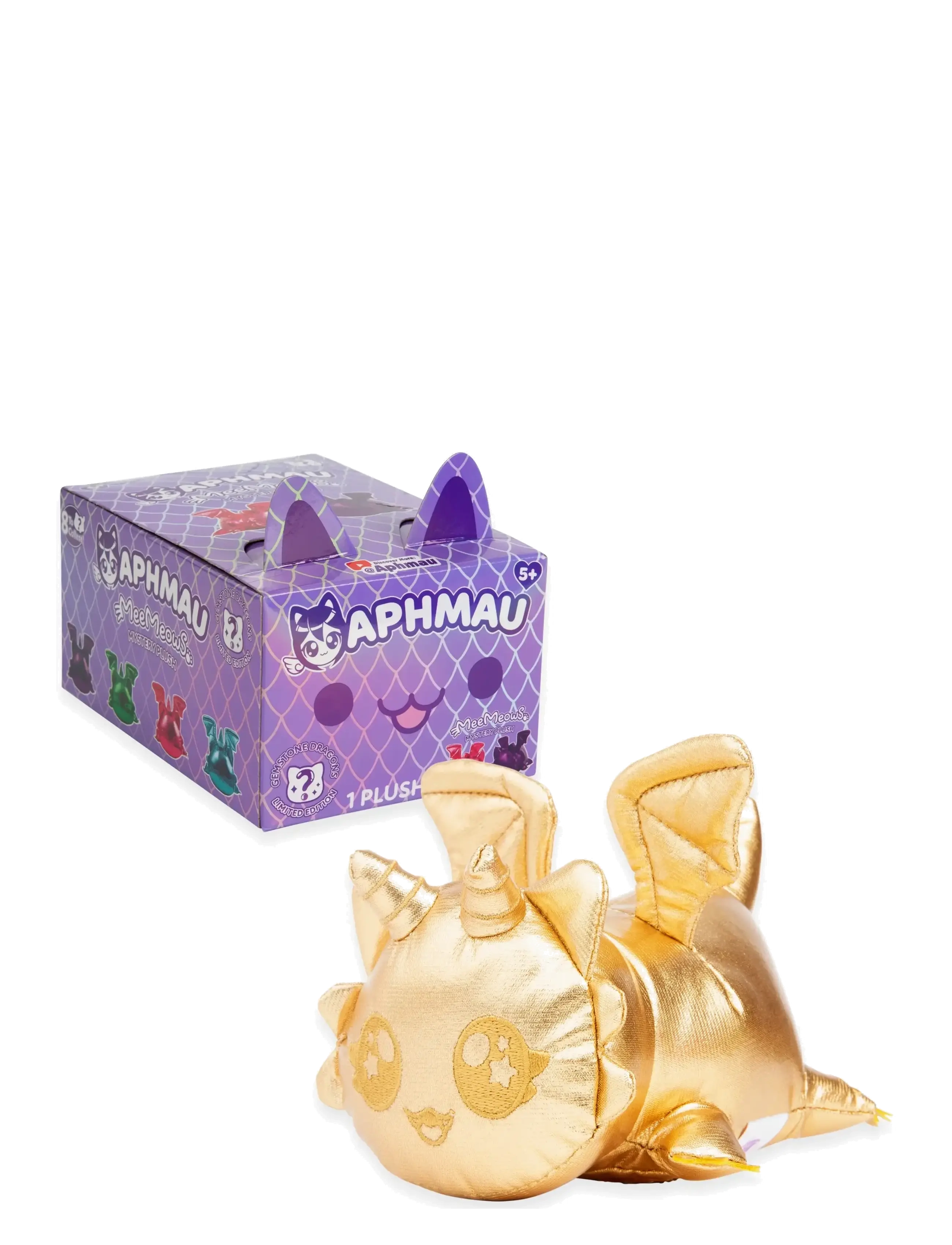 Aphmau - Aphmau Mystery Meemeow Dragons Plush 15 CM Asst. - mjúk leikföng & fígúrur - muti - 4