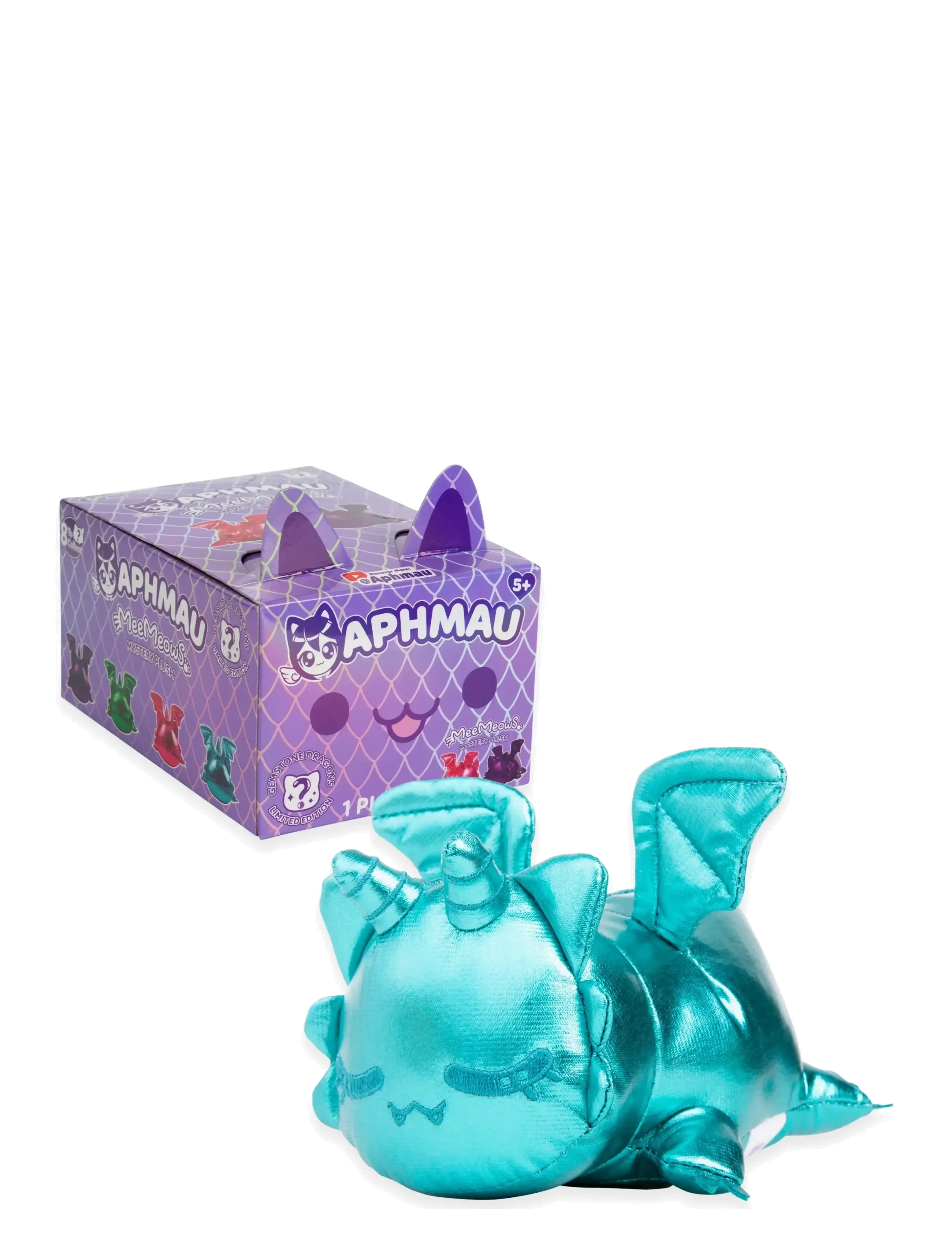 Aphmau - Aphmau Mystery Meemeow Dragons Plush 15 CM Asst. - mjúk leikföng & fígúrur - muti - 5