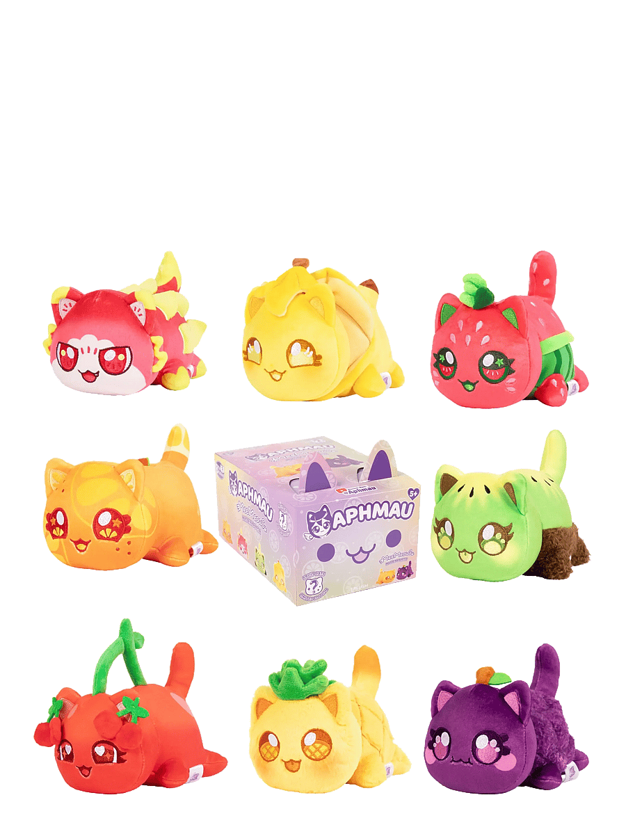 Aphmau - Aphmau Mystery Meemeow Fruit Plush 15 Cm Asst. - mjuka leksaker - multi - 1