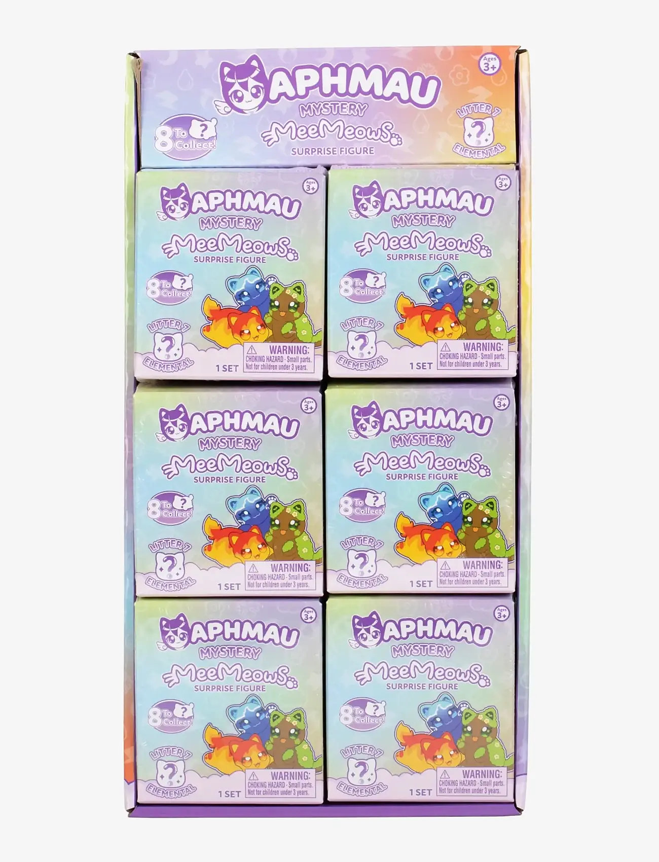 Aphmau - Aphmau Mystery Figures Elemental In CDU Asst. - legesæt - muti - 4