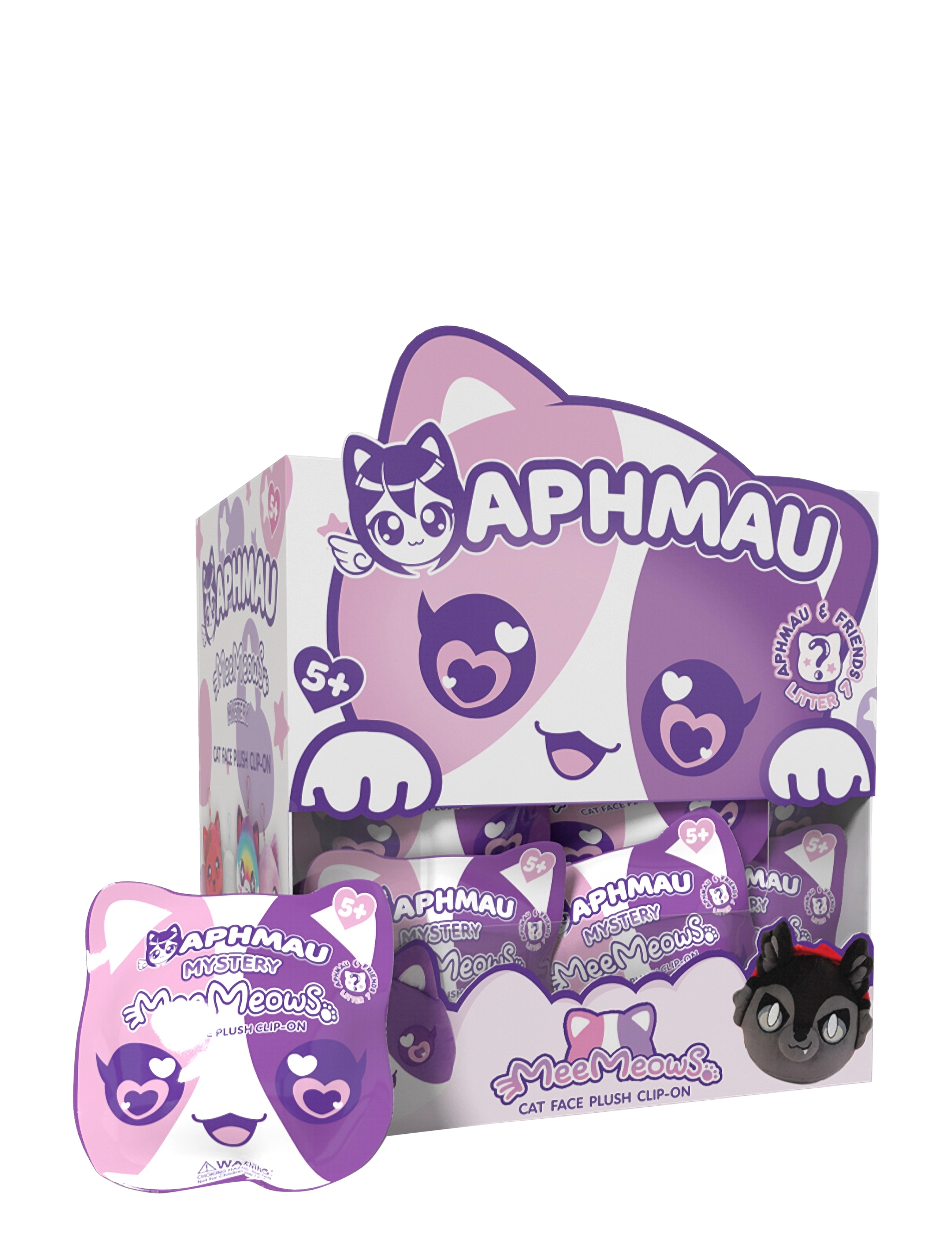 Aphmau - Aphmau And Friends Clip-Ons in CDU Asst. - assorted colors - 0