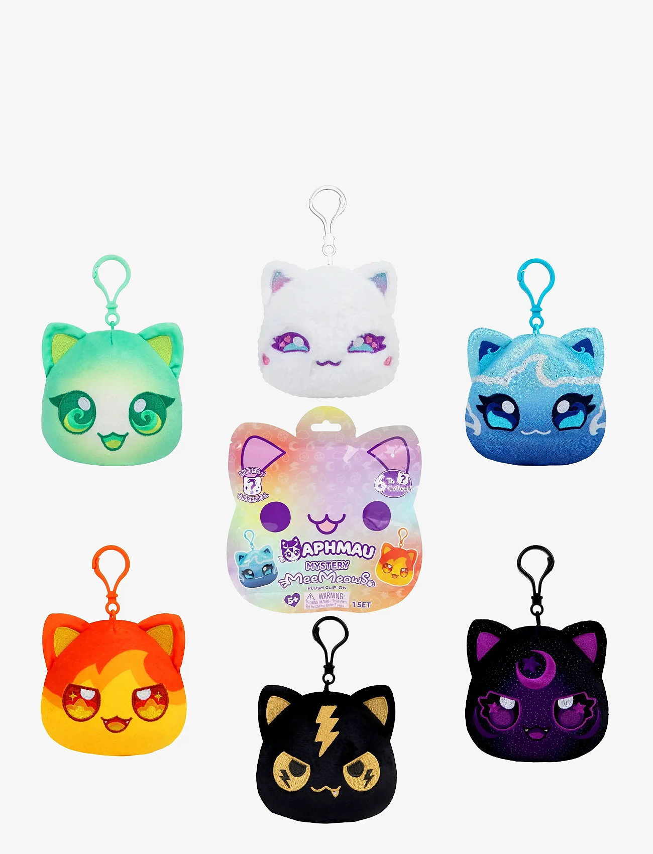 Aphmau - Aphmau Elemental Plush Clip-Ons In CDU Asst. - actionfigurer - muti - 2