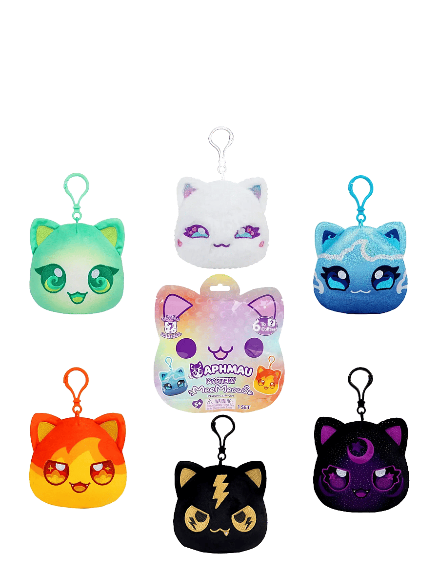 Aphmau - Aphmau Elemental Plush Clip-Ons In CDU Asst. - actionfigurer - muti - 2