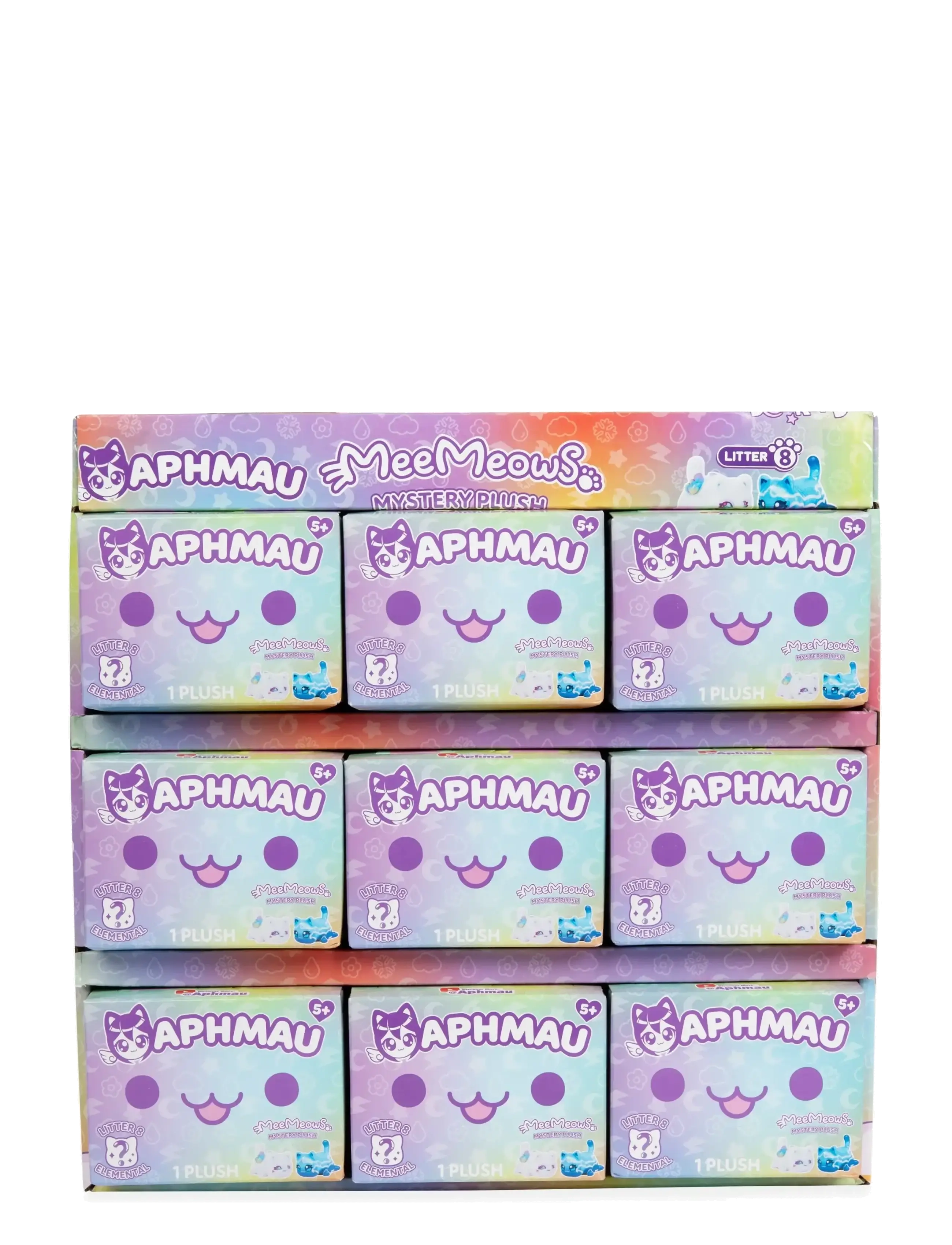 Aphmau - Aphmau Elemental Plush Clip-Ons In CDU Asst. - actionfigurer - muti - 5