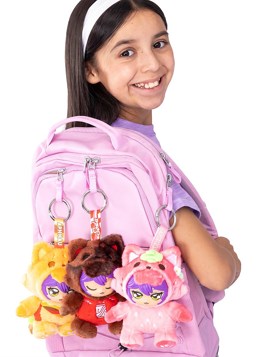 Aphmau - Aphmau Vinyl Plush Bag Charm 15cm Asst. - mjuka leksaker - multi - 0